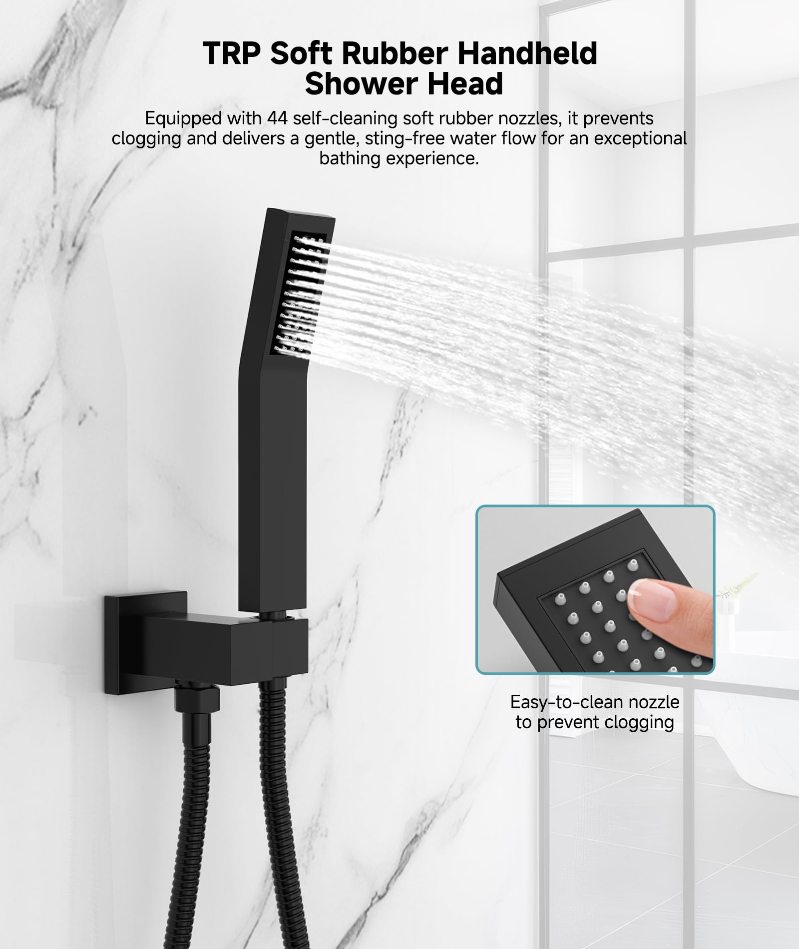 Cross Bard Handle Shower Set （2024）