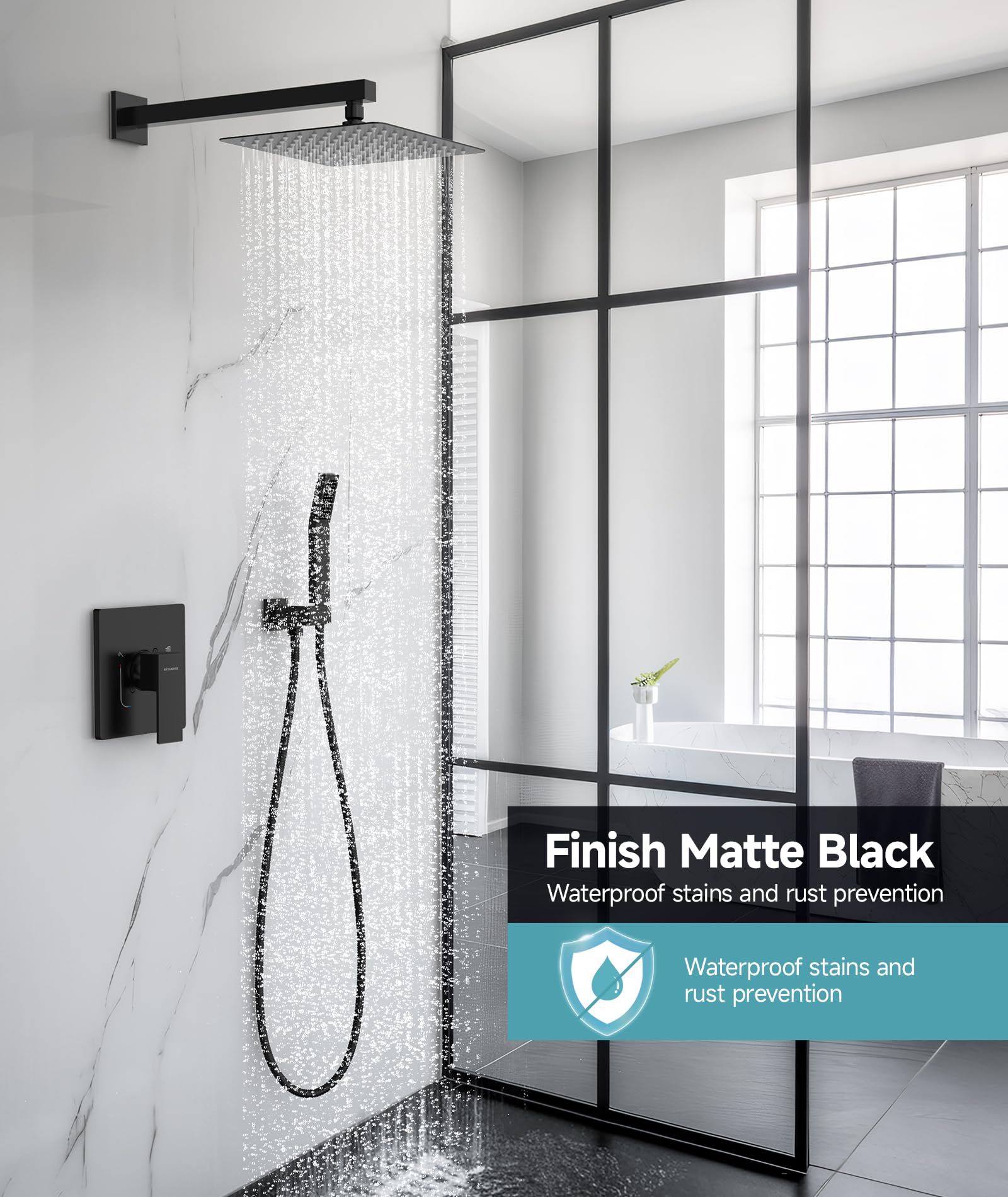 Cross Bard Handle Shower Set （2024）