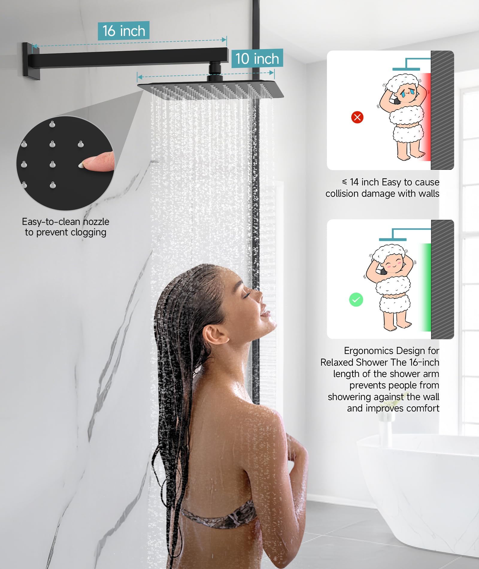 Cross Bard Handle Shower Set （2024）