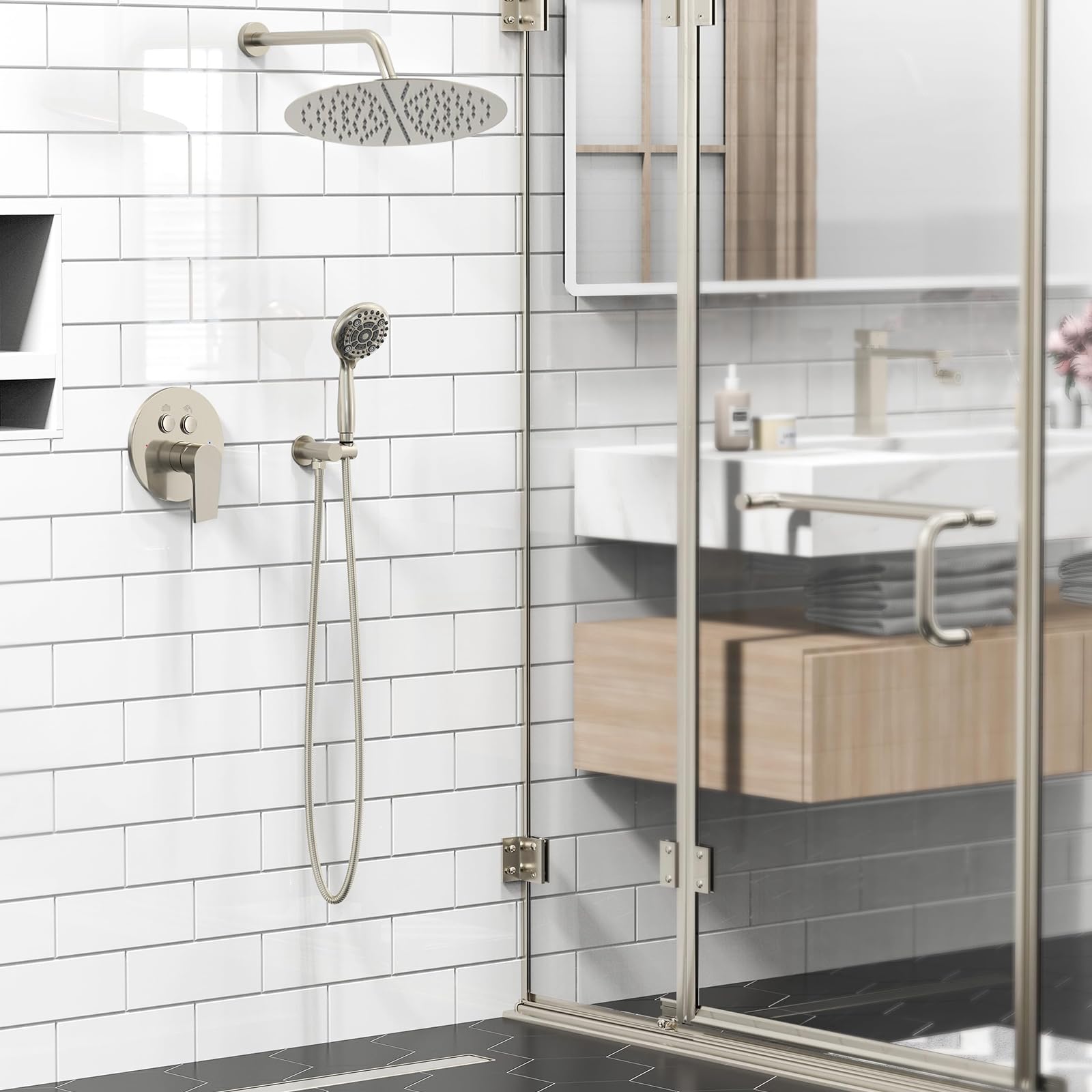 Button Shower Set (Round)