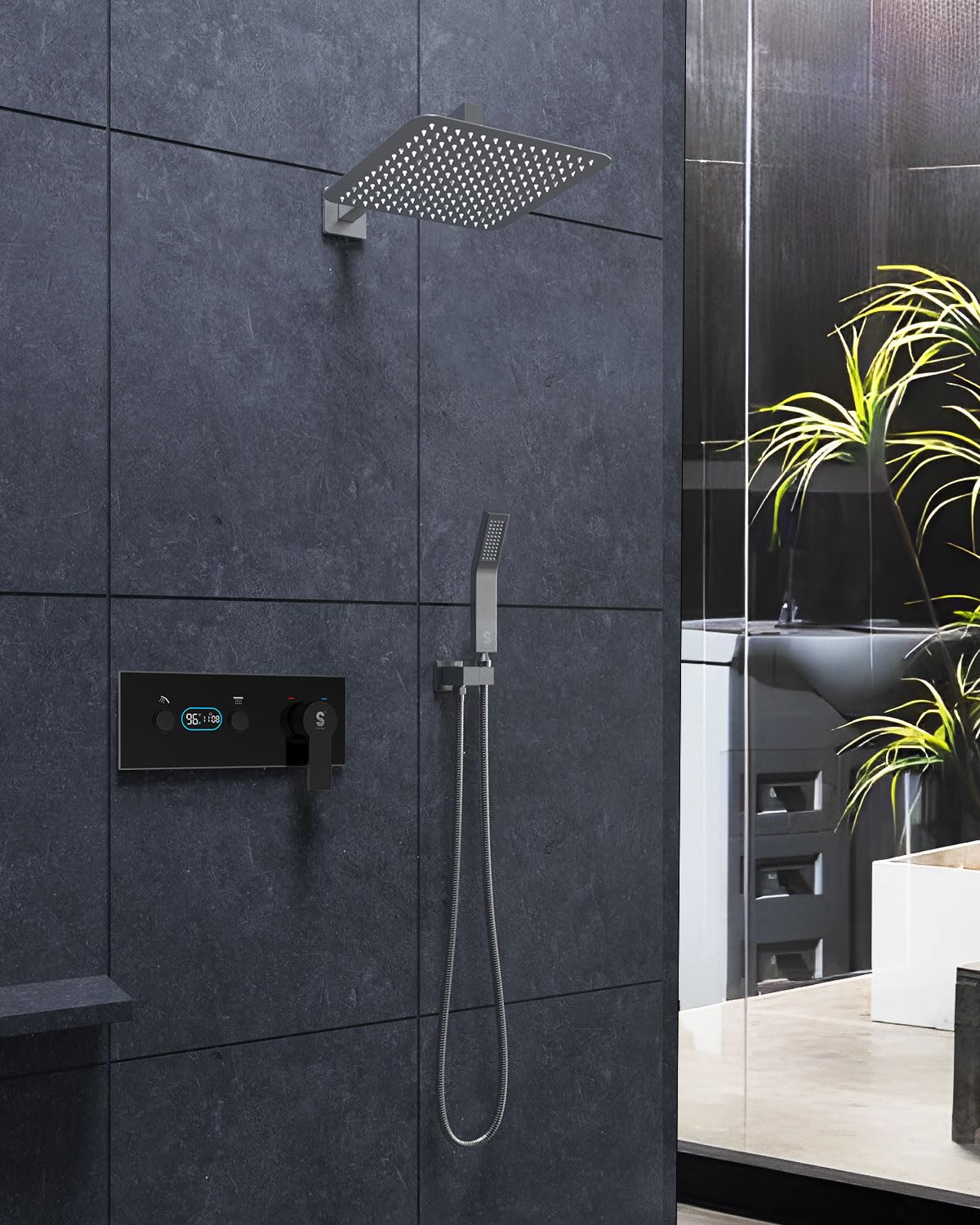 LED Digital Display Shower System