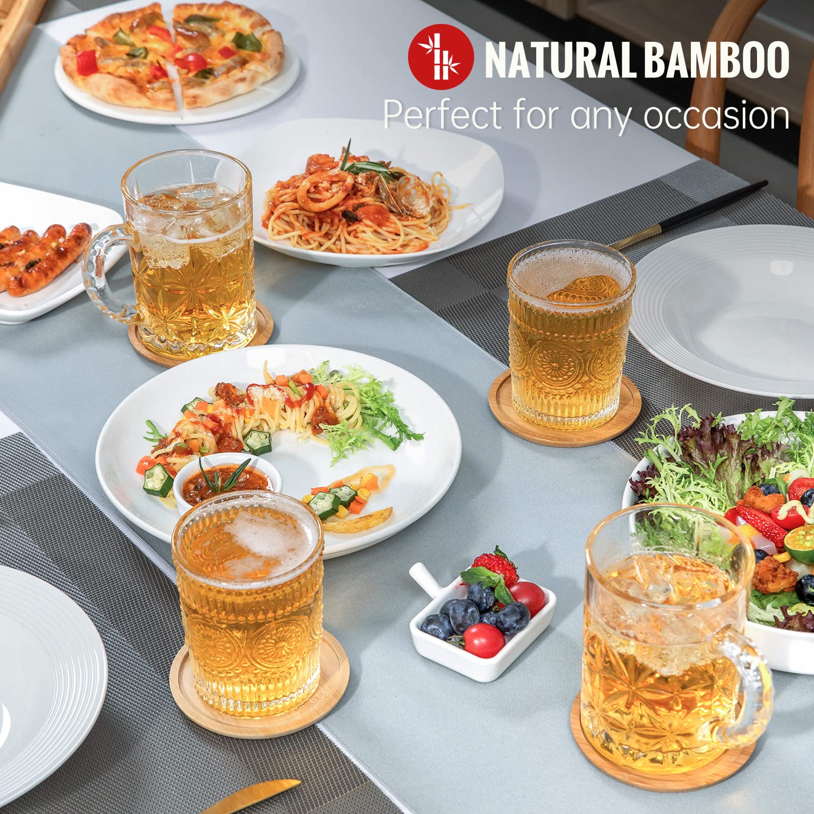 Round Drinks Coaster Mat