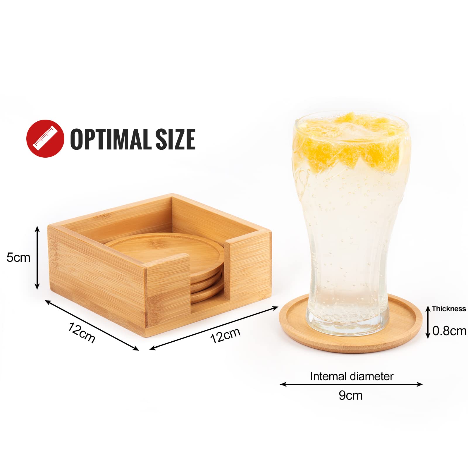 Round Drinks Coaster Mat