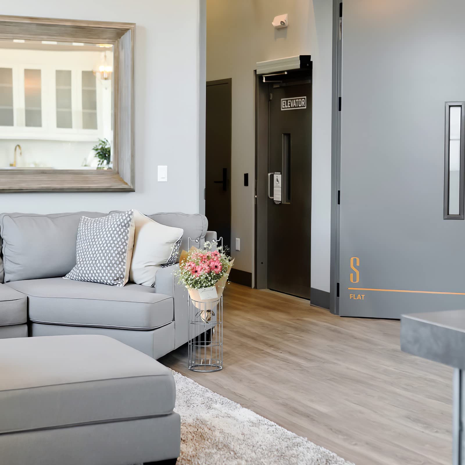 Toilet Paper Holder with High Raised Base