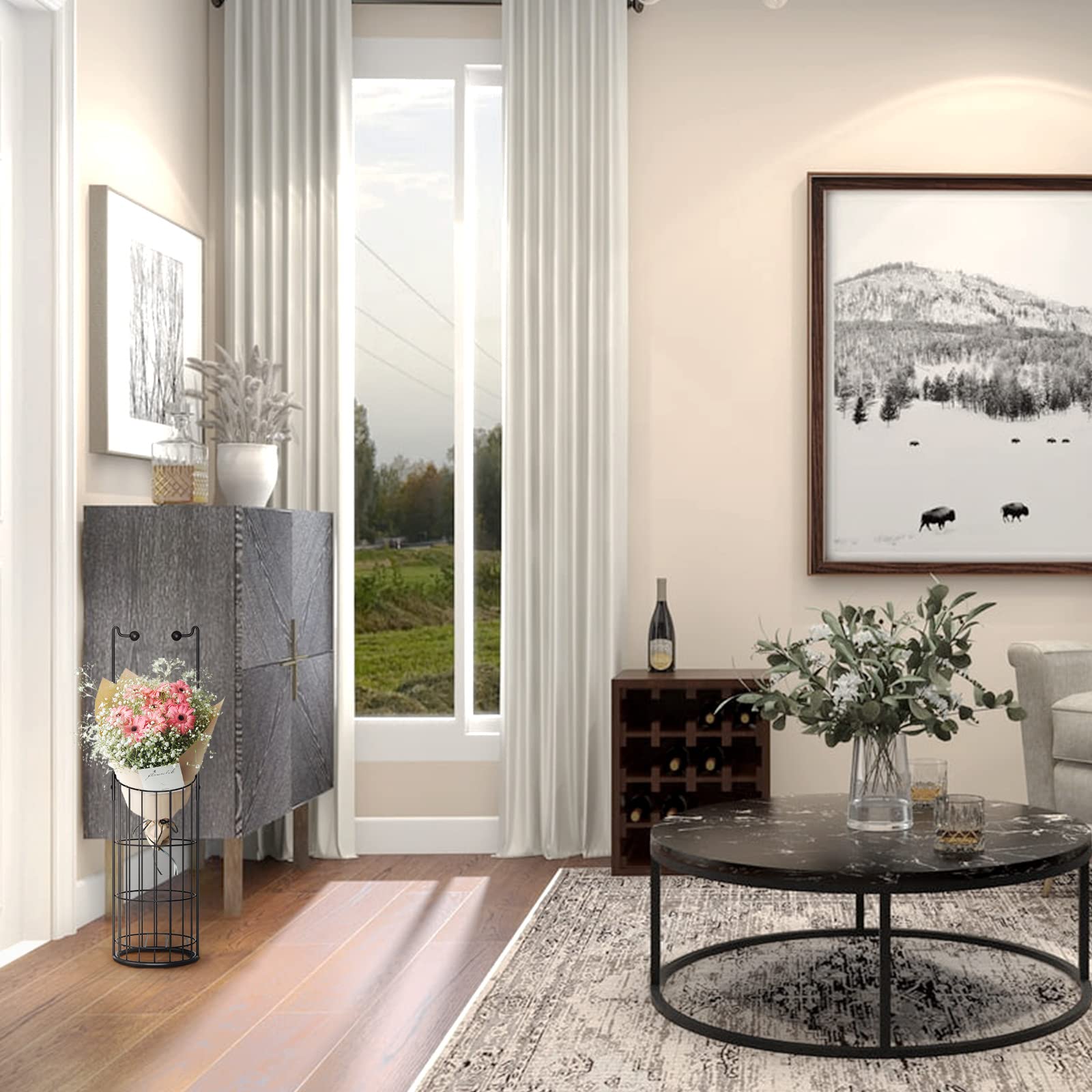 Toilet Paper Holder with High Raised Base