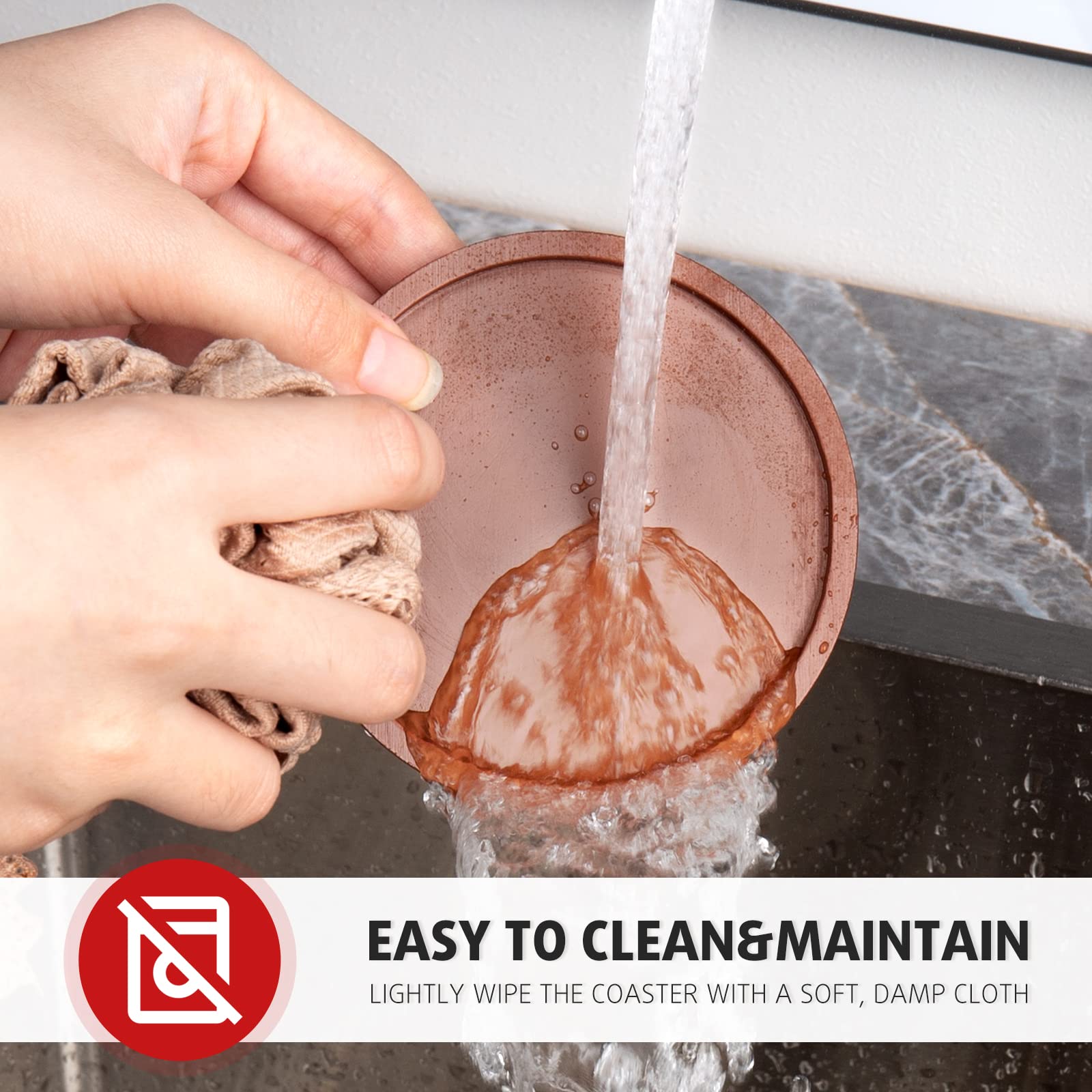 Round Drinks Coaster Mat