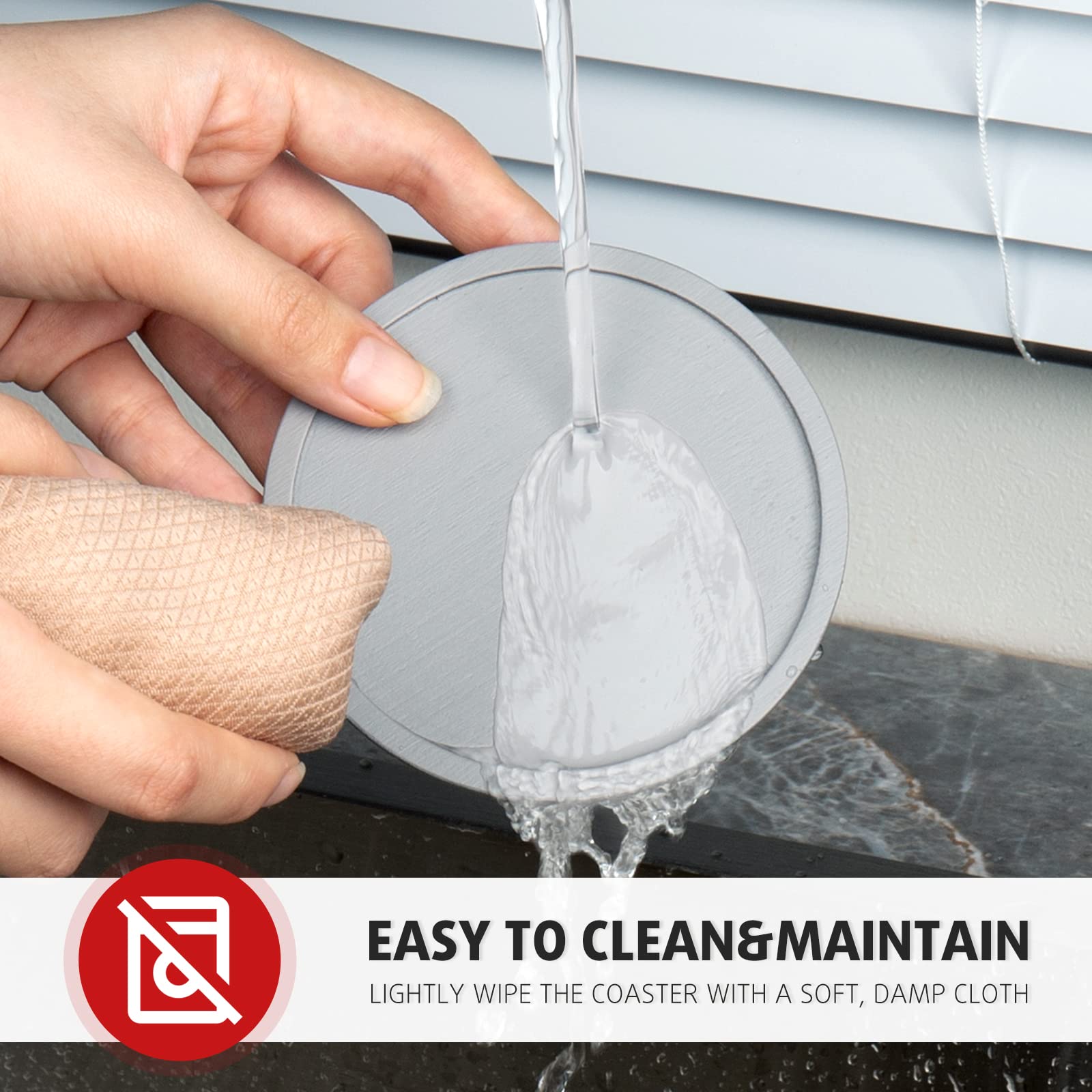 Round Drinks Coaster Mat