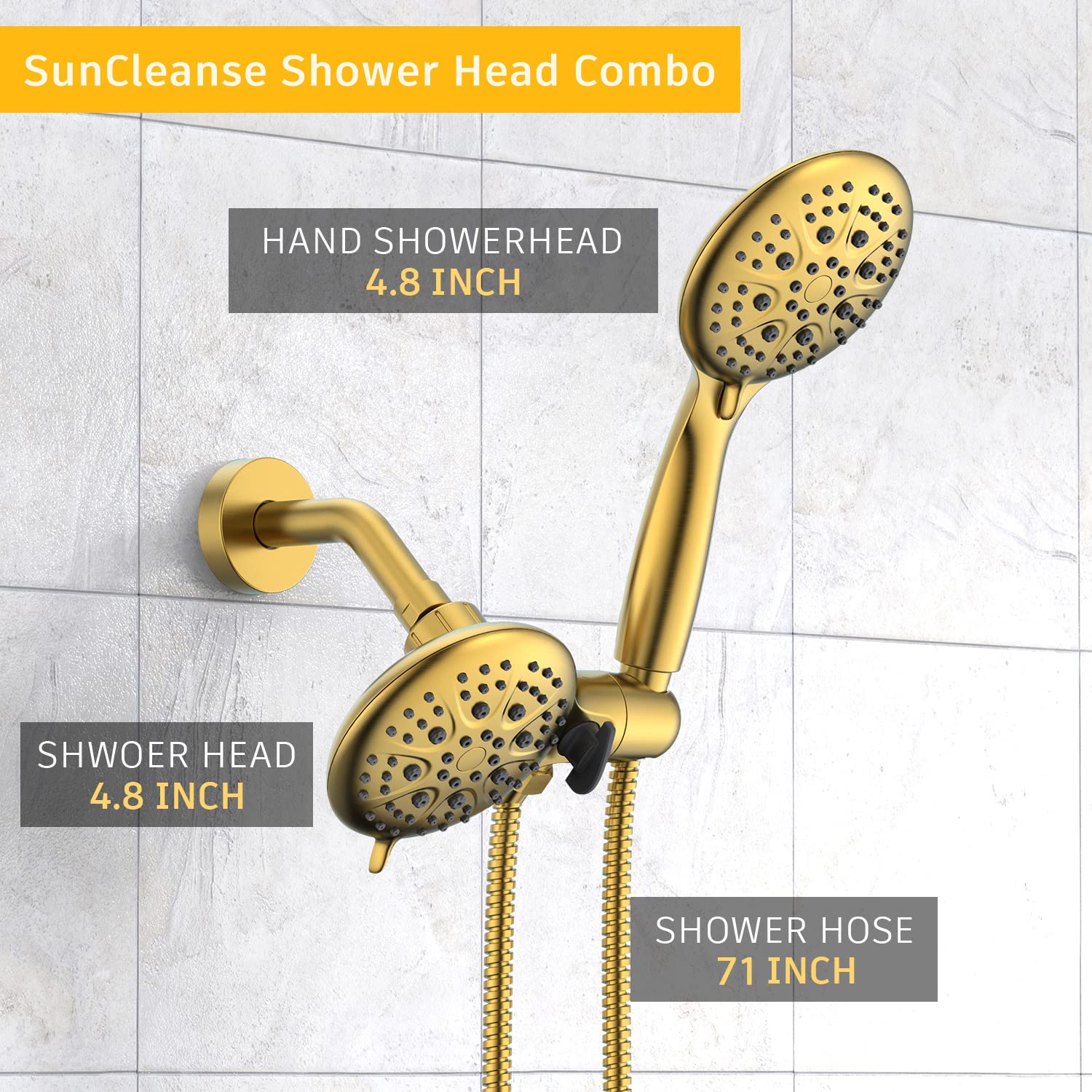 ​3-Way Dual Shower System
