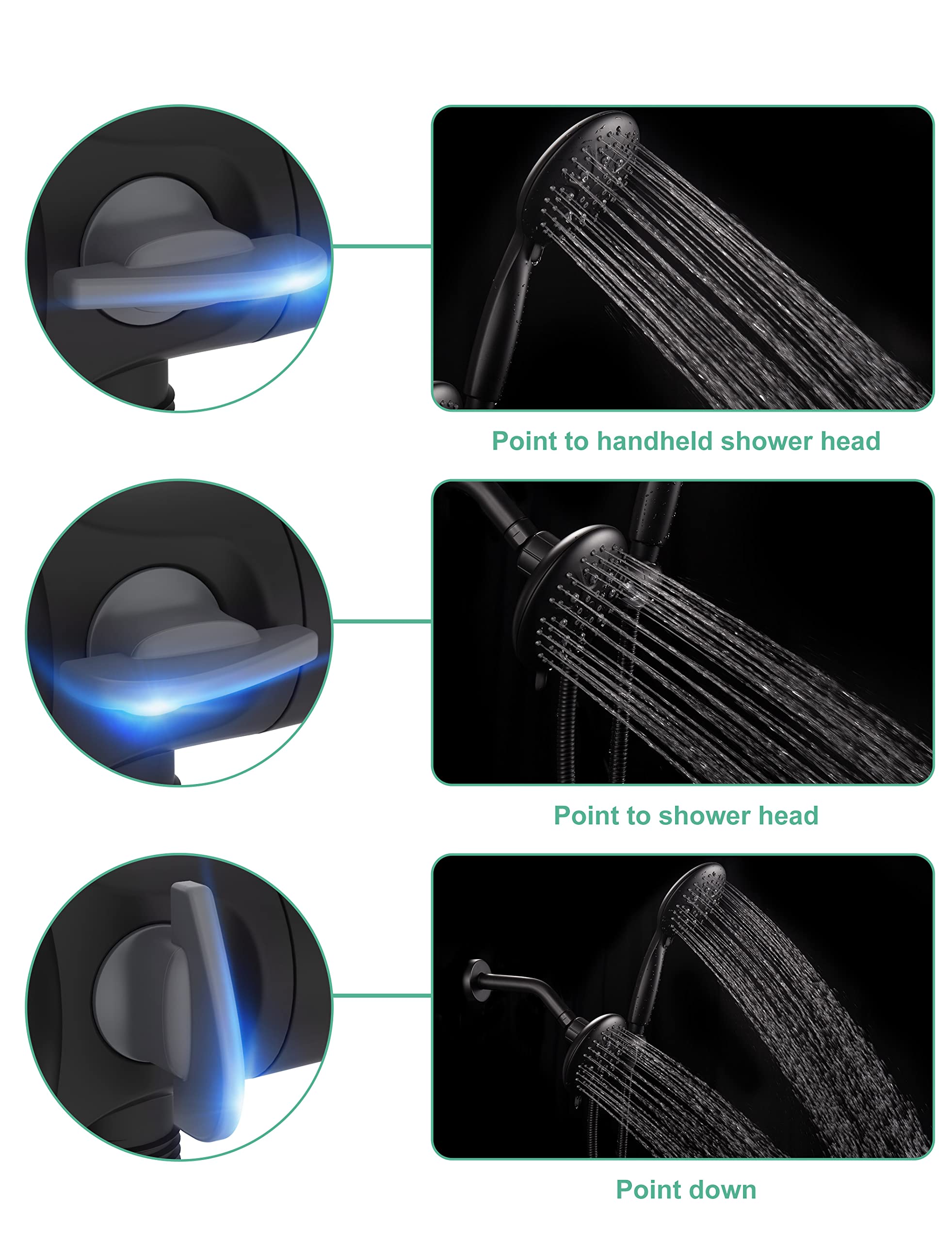 ​3-Way Dual Shower System