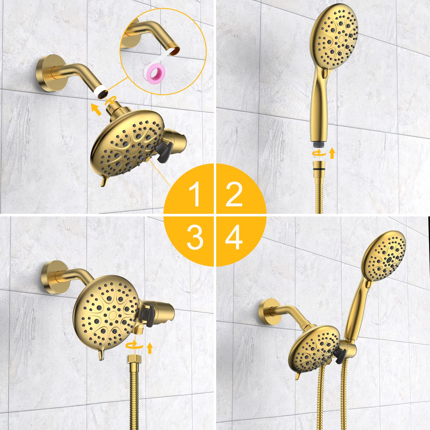 ​3-Way Dual Shower System