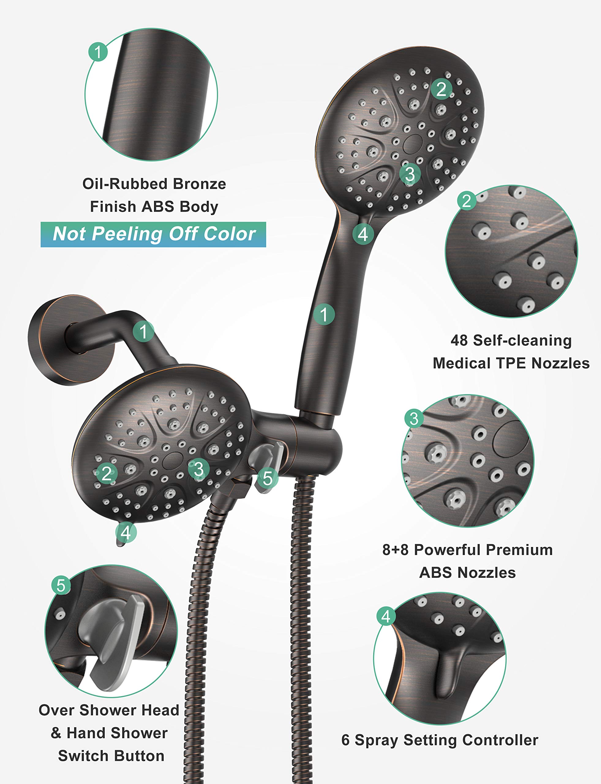 ​3-Way Dual Shower System