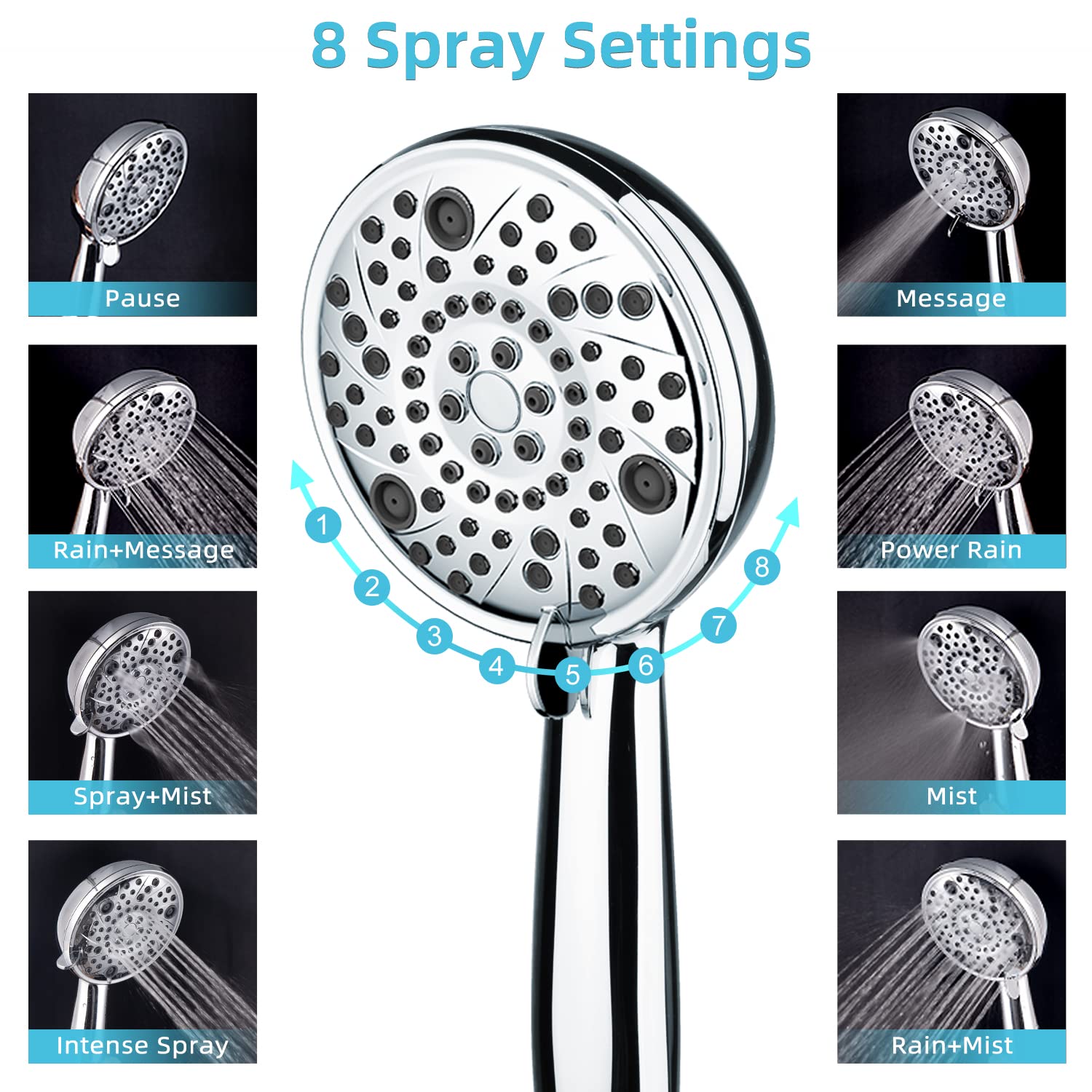 ABS Shower Set (Round)