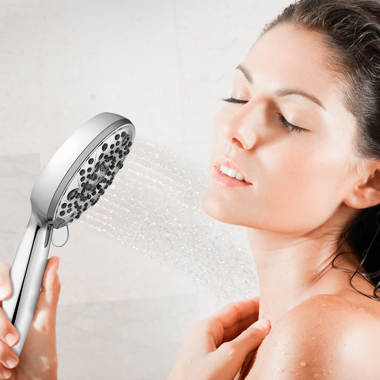 Handheld Shower System with Adjustable Bracket