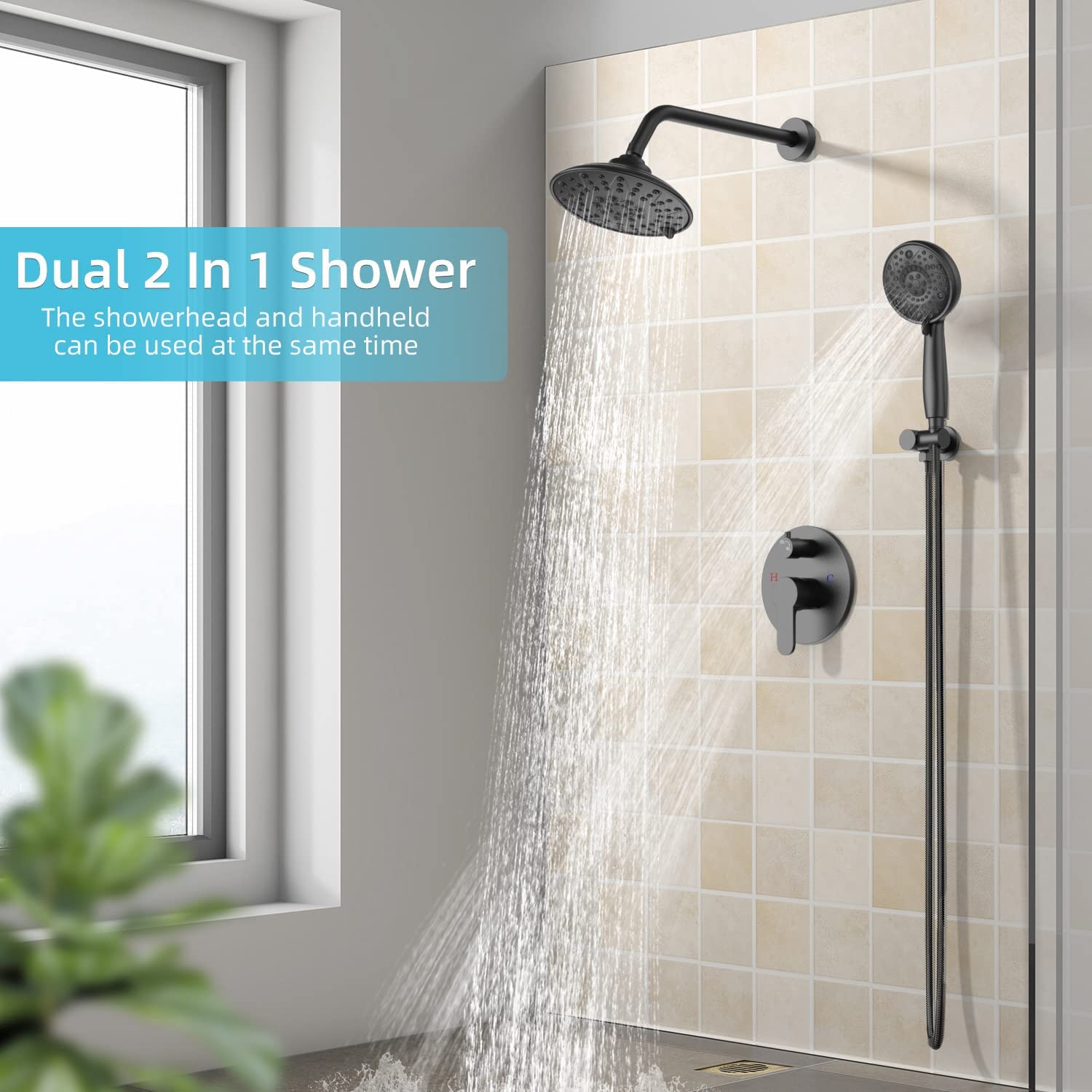 ABS Shower Set (Round)
