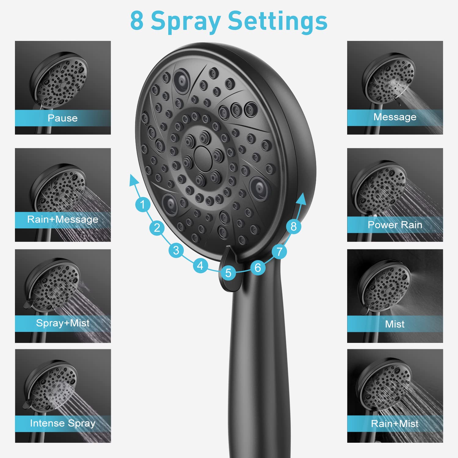 ABS Shower Set (Round)