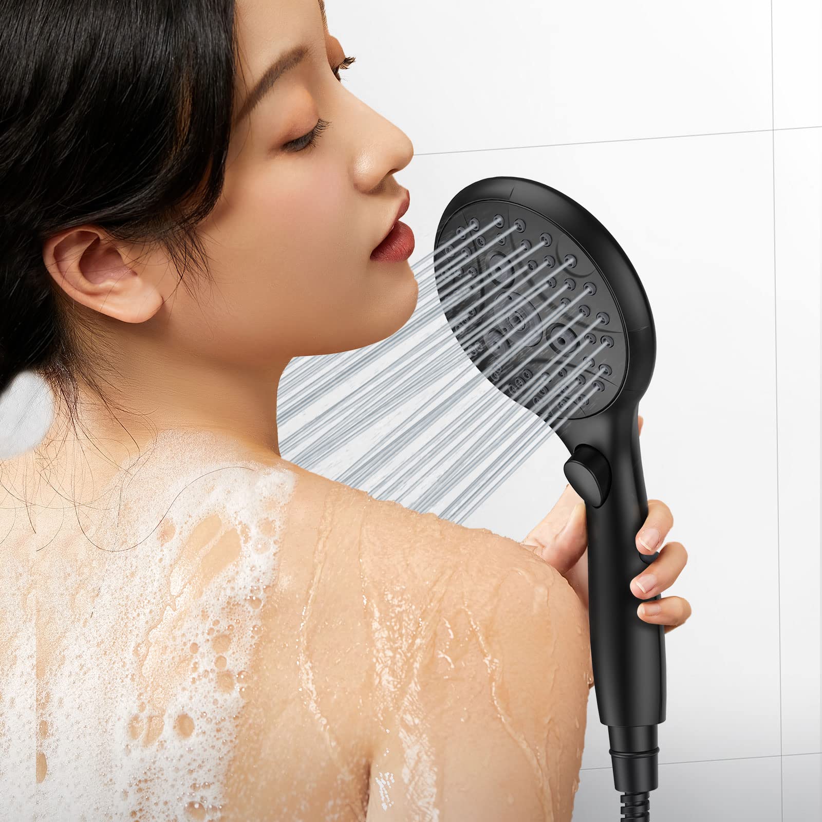 7-Setting Handheld Shower with Pause Switch