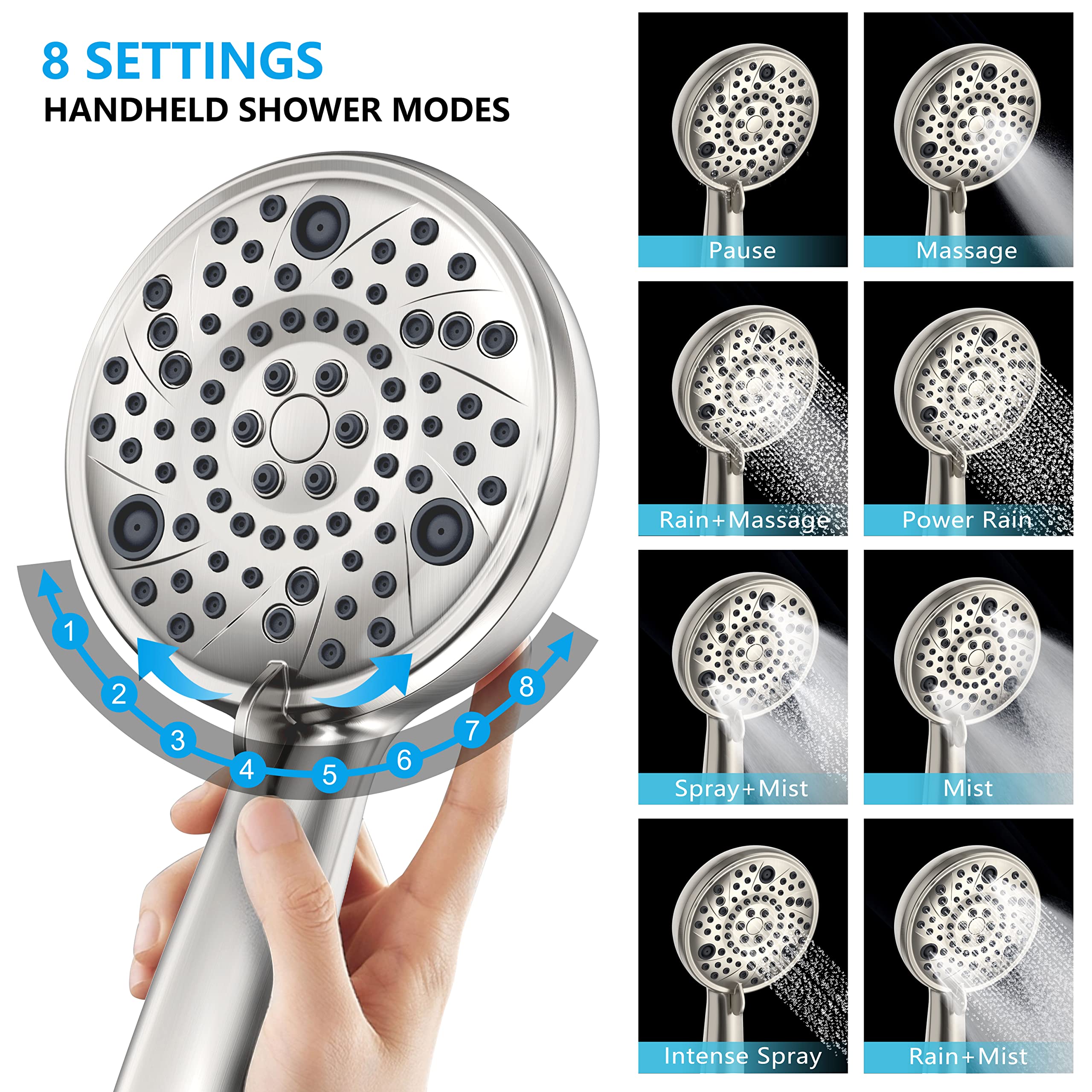 ABS Shower Set (Round)