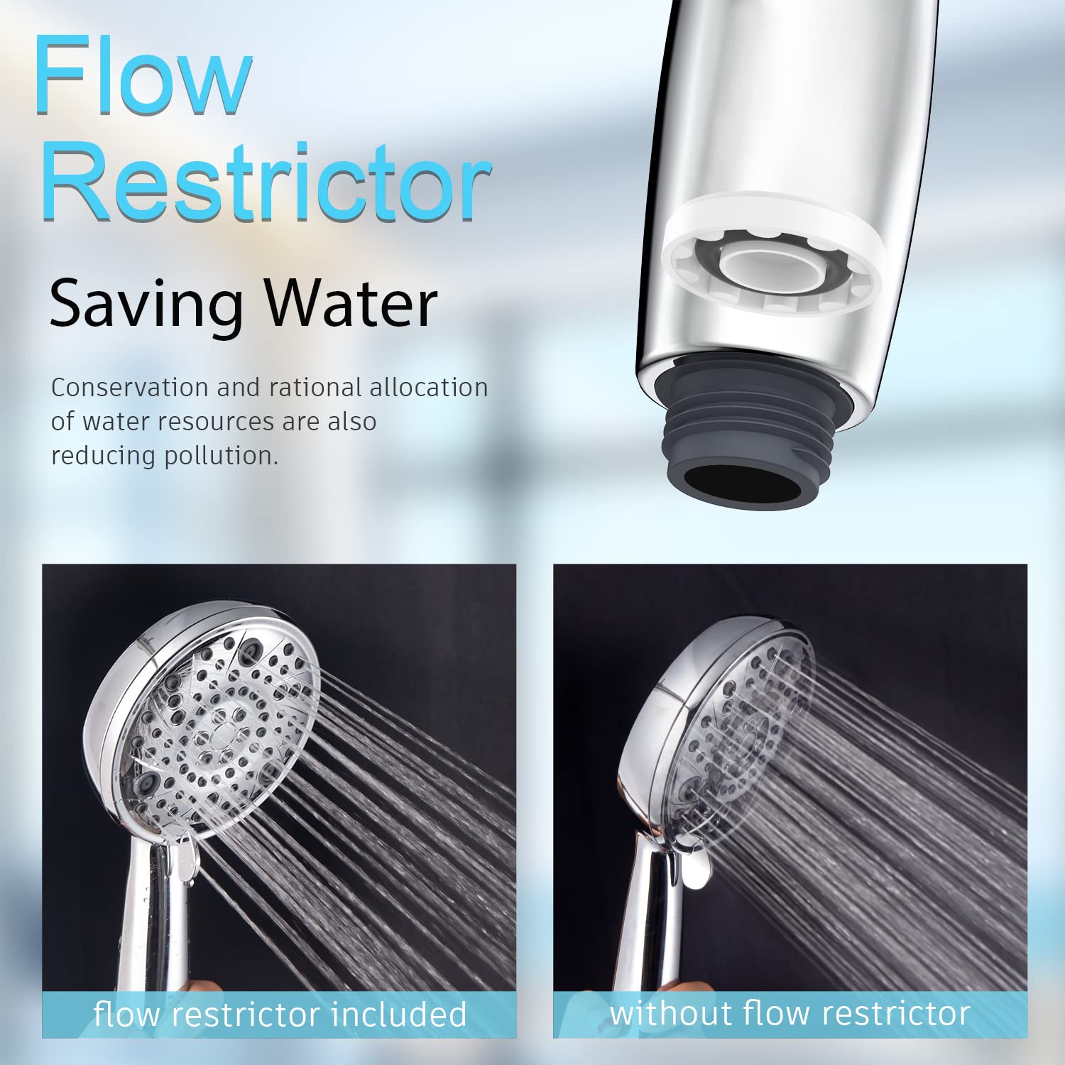 Handheld Shower System with Adjustable Bracket