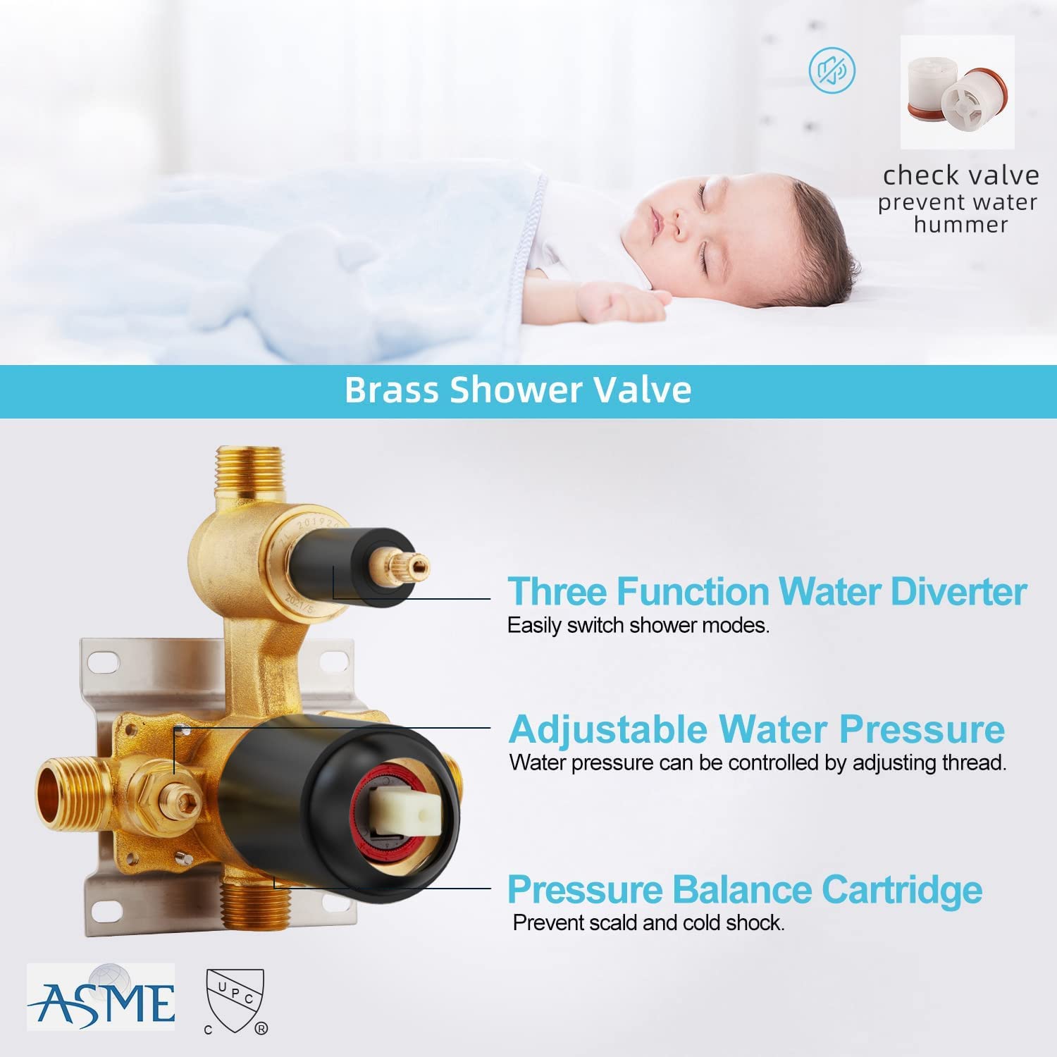 ABS Shower Set (Round)