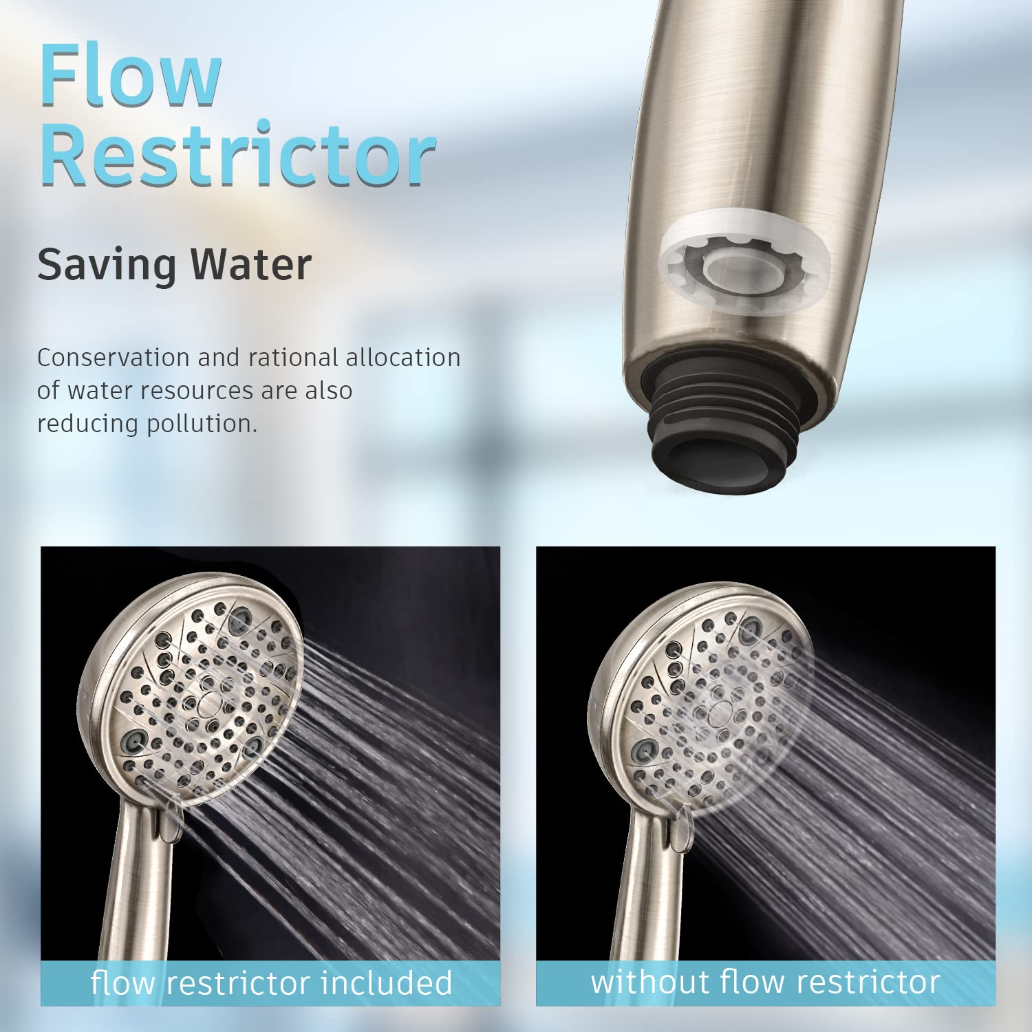 Handheld Shower System with Adjustable Bracket