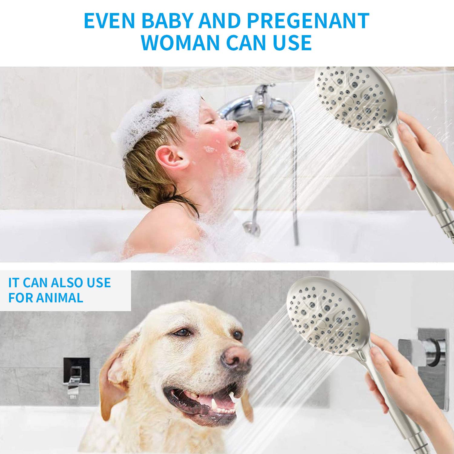 Handheld Shower with Adjustable Bracket