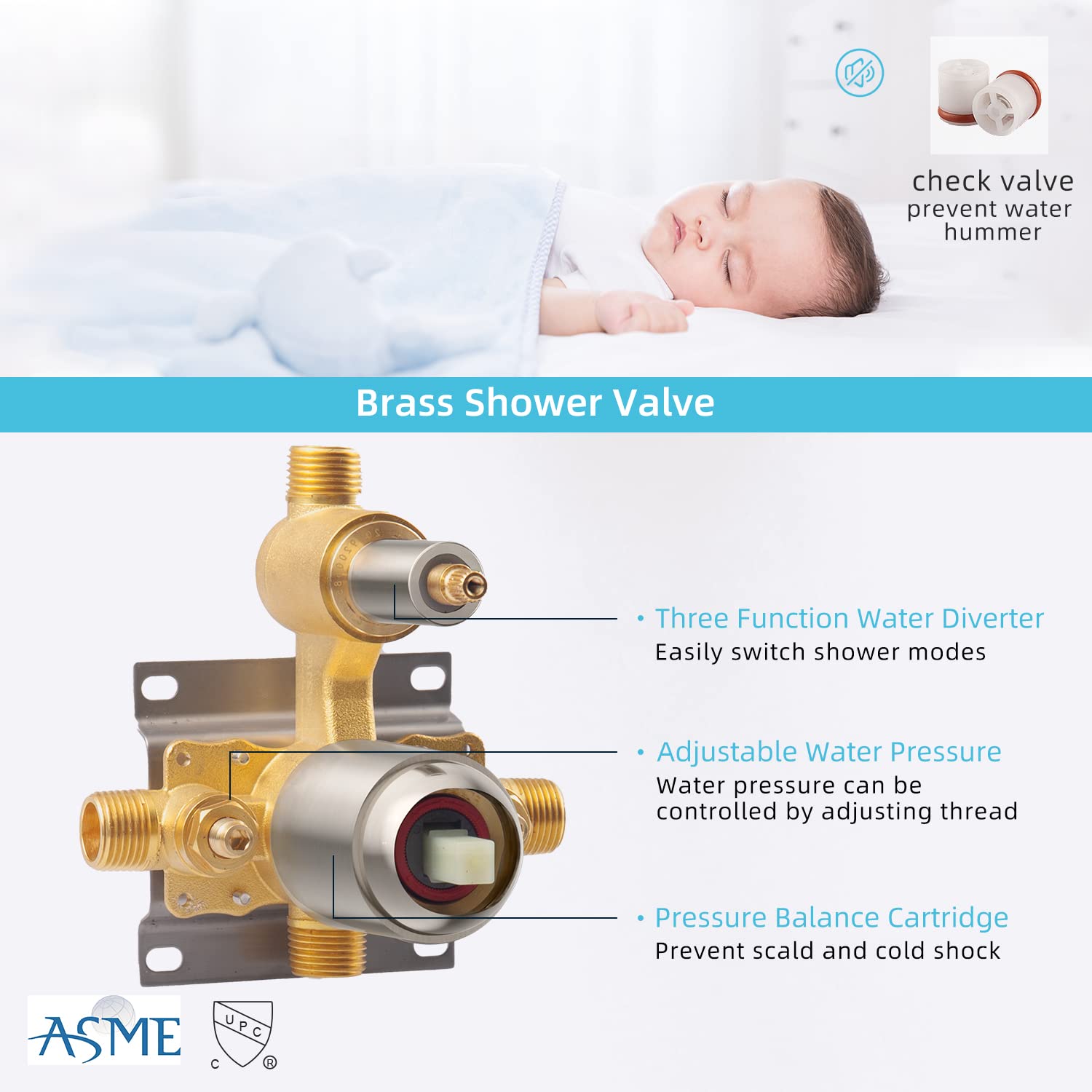 ABS Shower Set (Round)