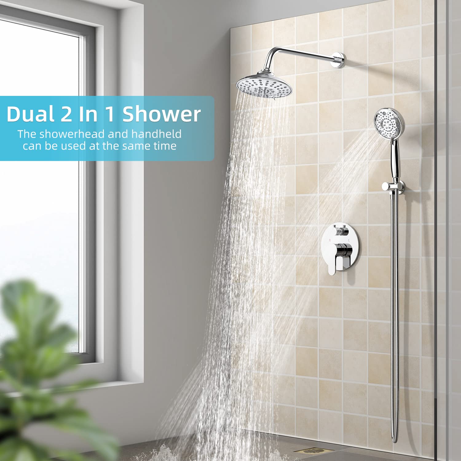 ABS Shower Set (Round)