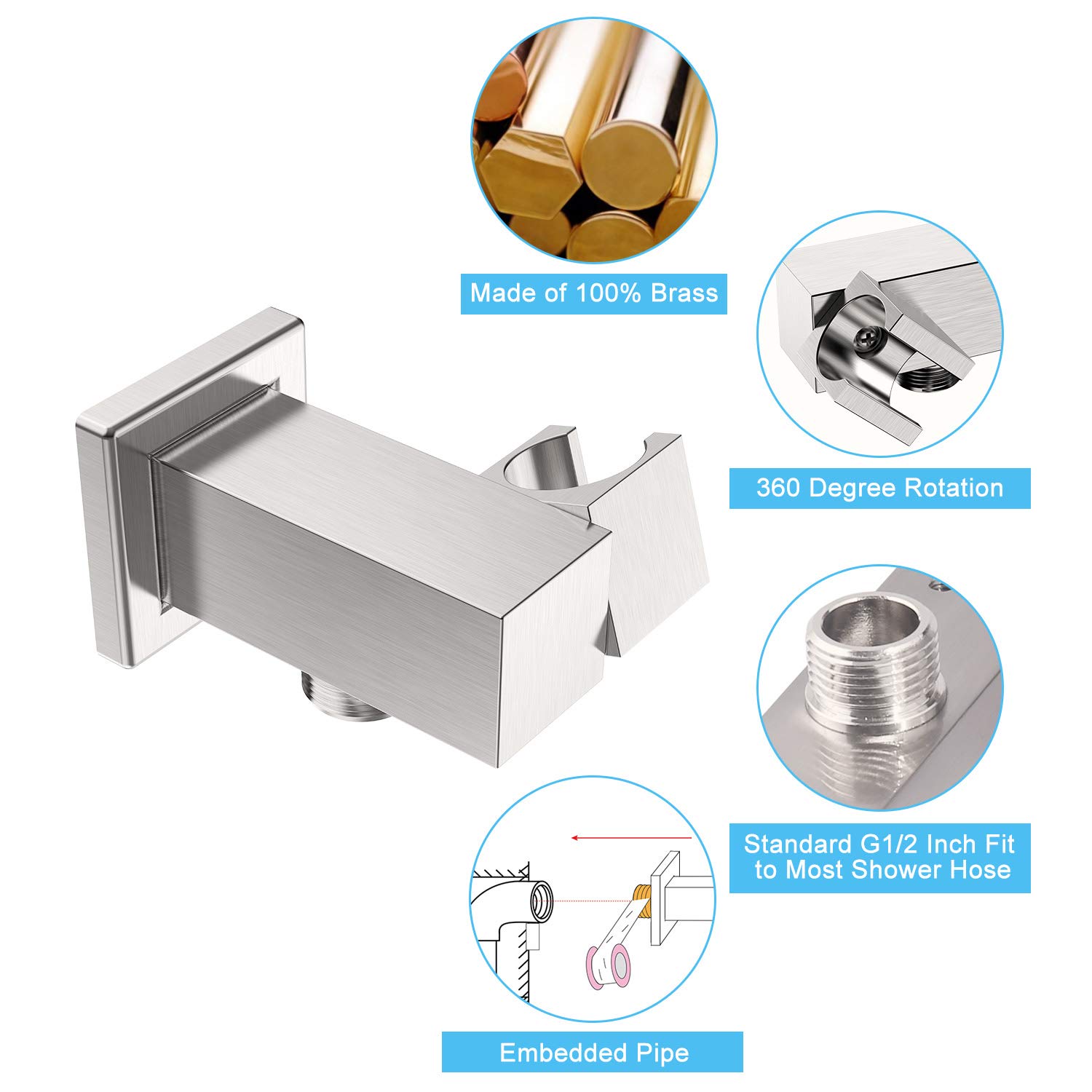 Rainfall Handheld Shower Set with Bracket