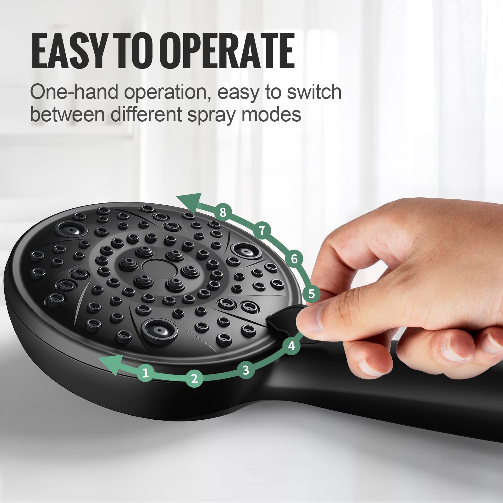 Handheld Shower System with Adjustable Bracket