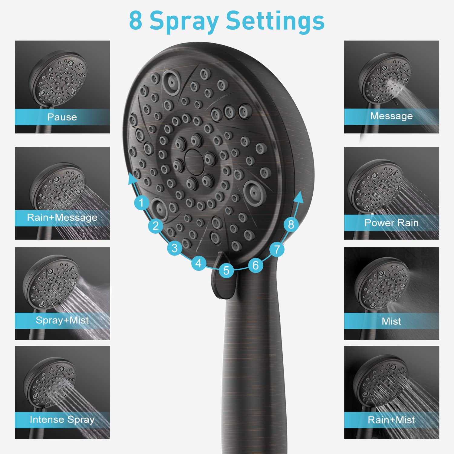 ABS Shower Set (Round)