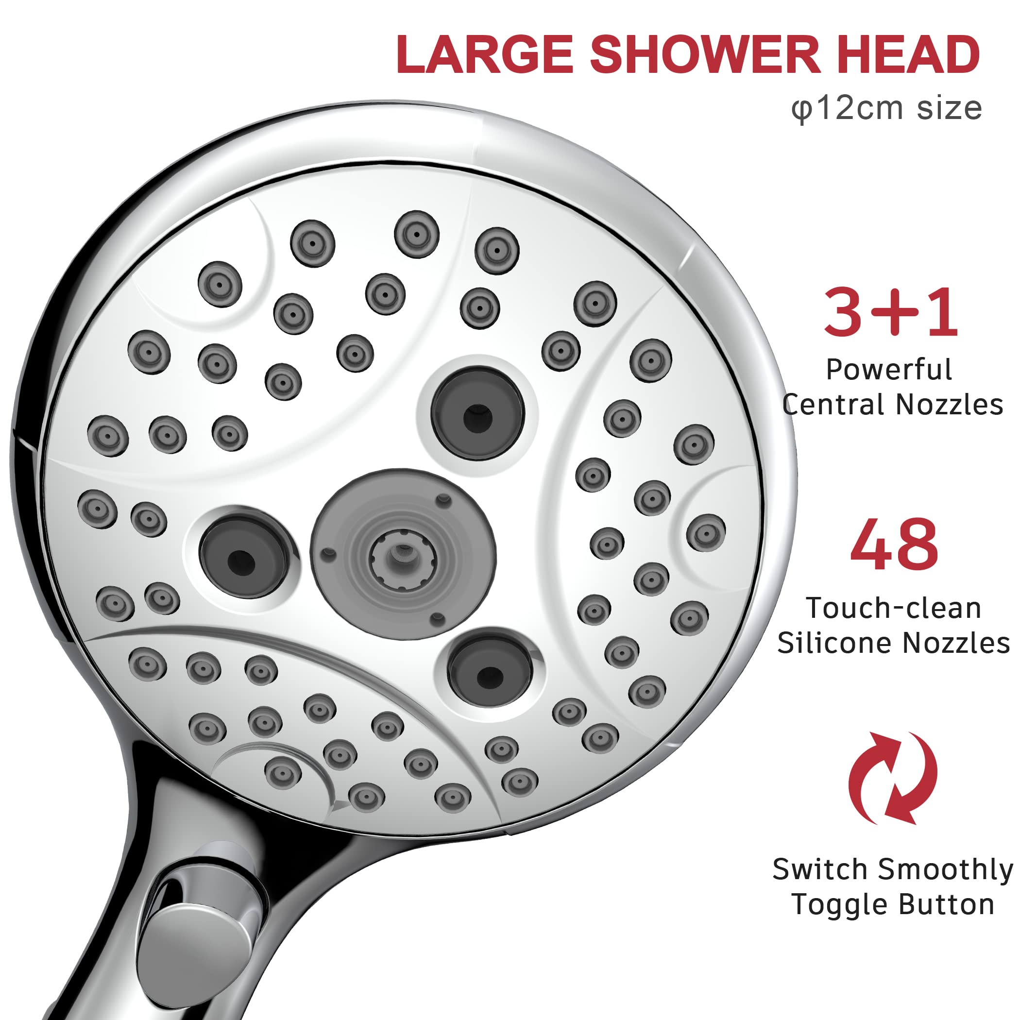 6-Function Handheld Shower