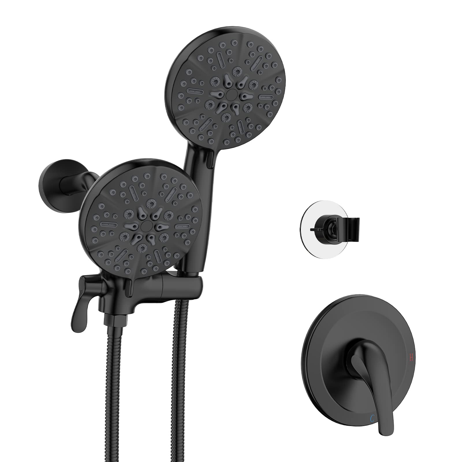 Dual Shower Head Wall Mounted System