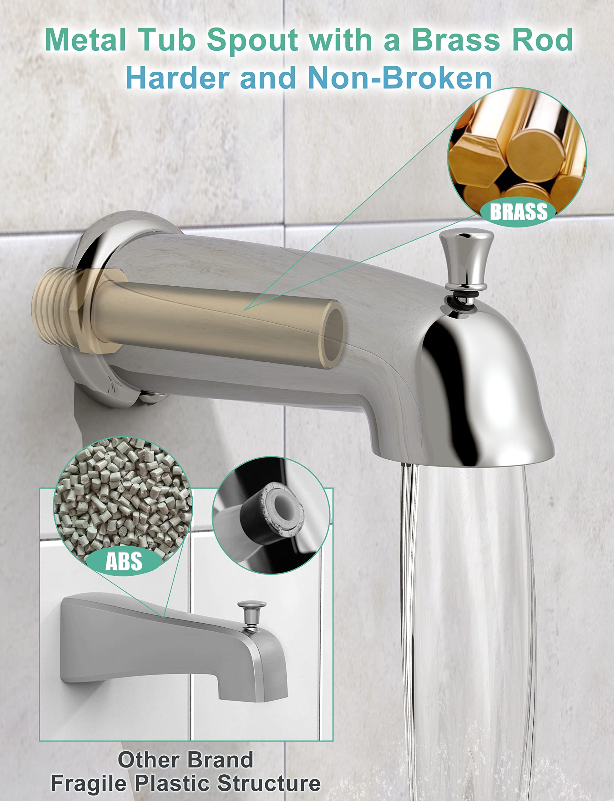 Gooseneck Shower Set (Bathtub)