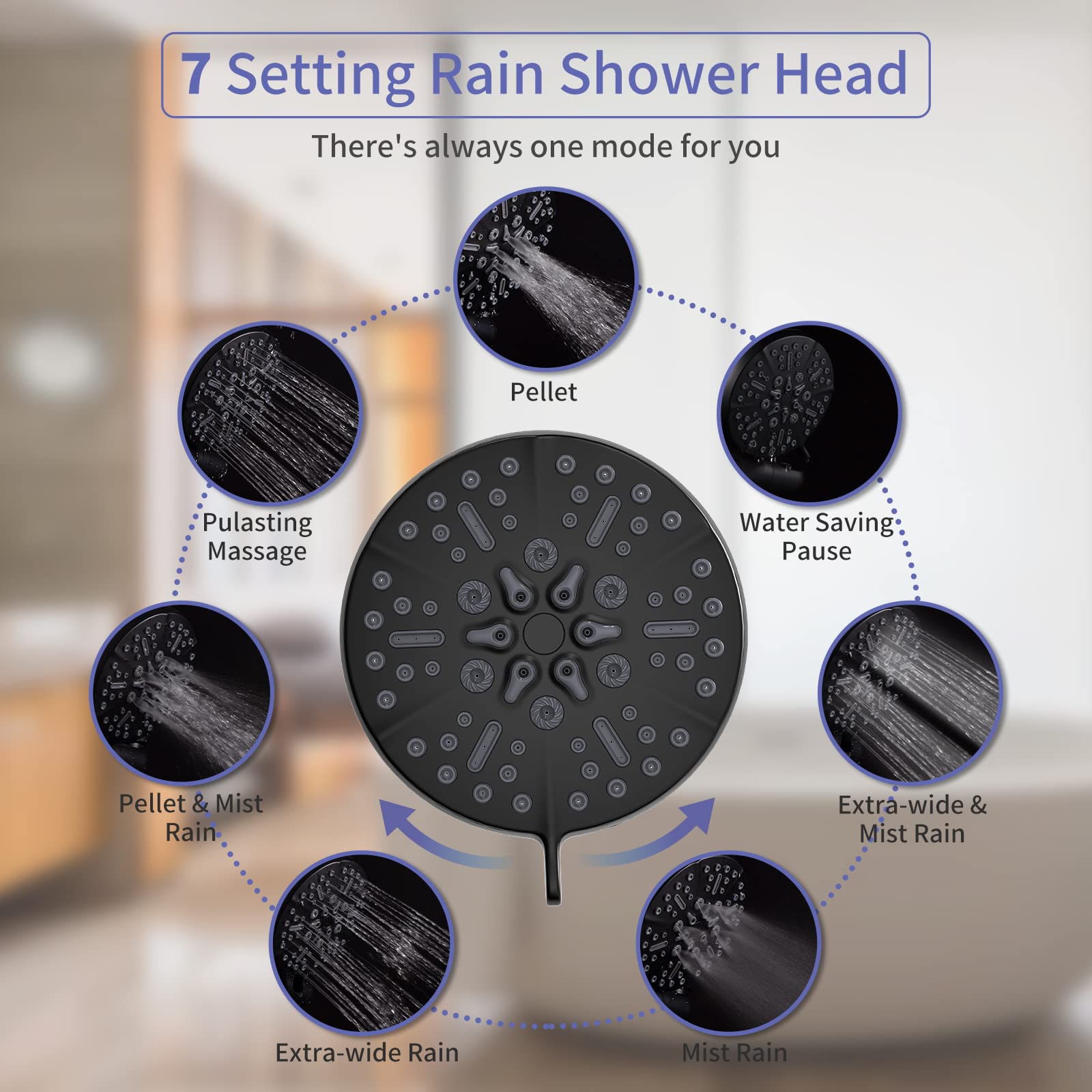 Dual Shower Head Wall Mounted System