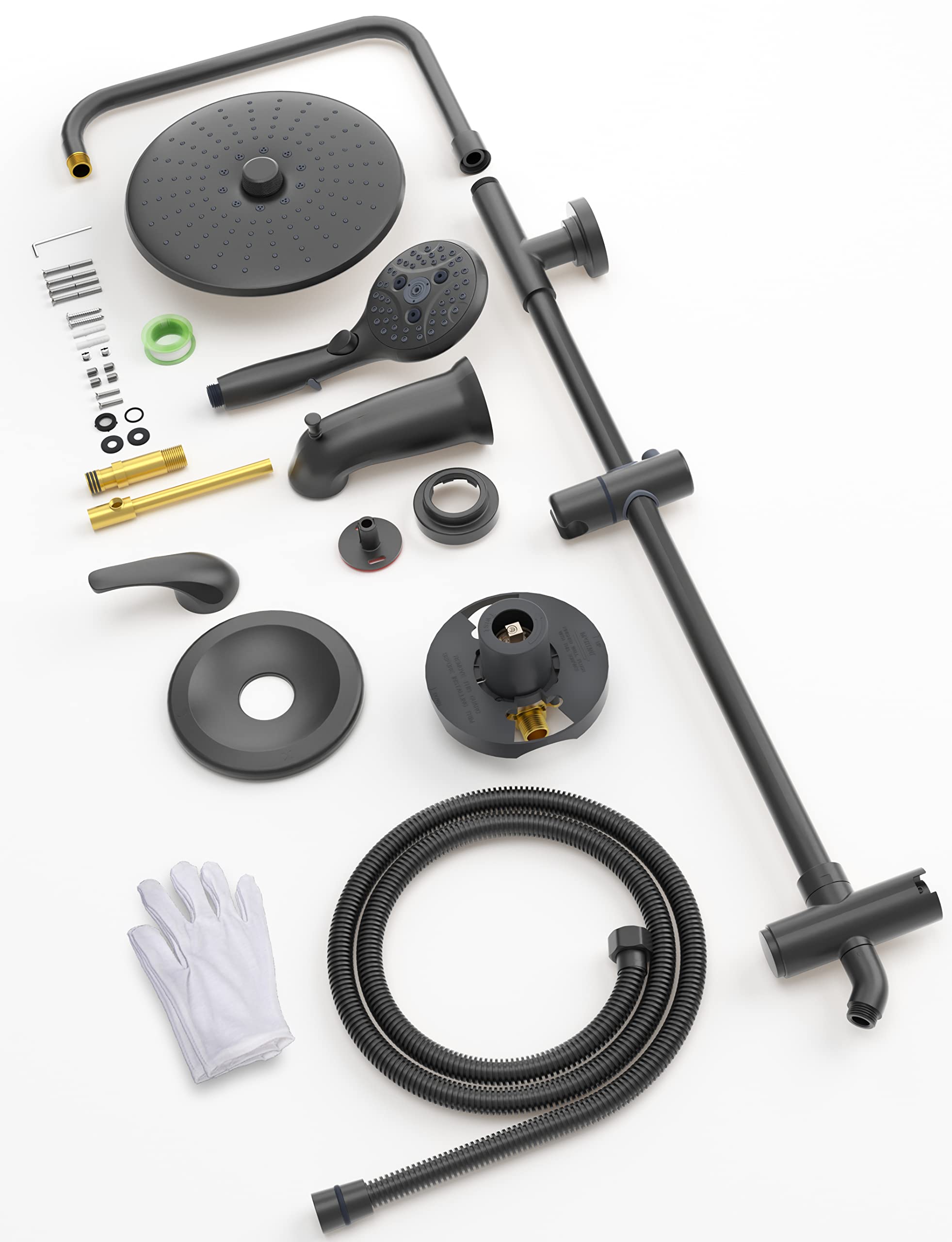 Gooseneck Shower Set (Bathtub)