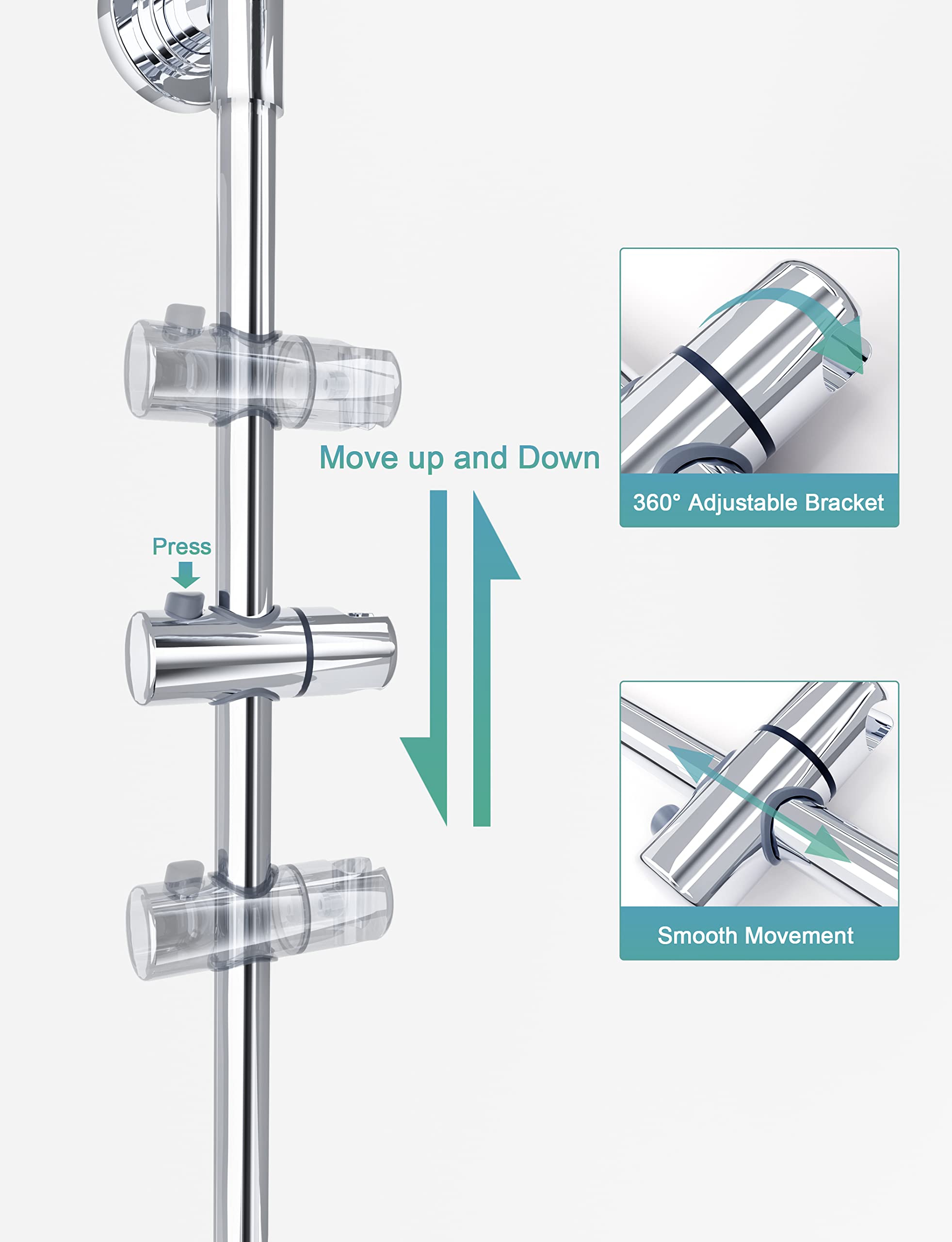 Gooseneck Shower Set (Bathtub)