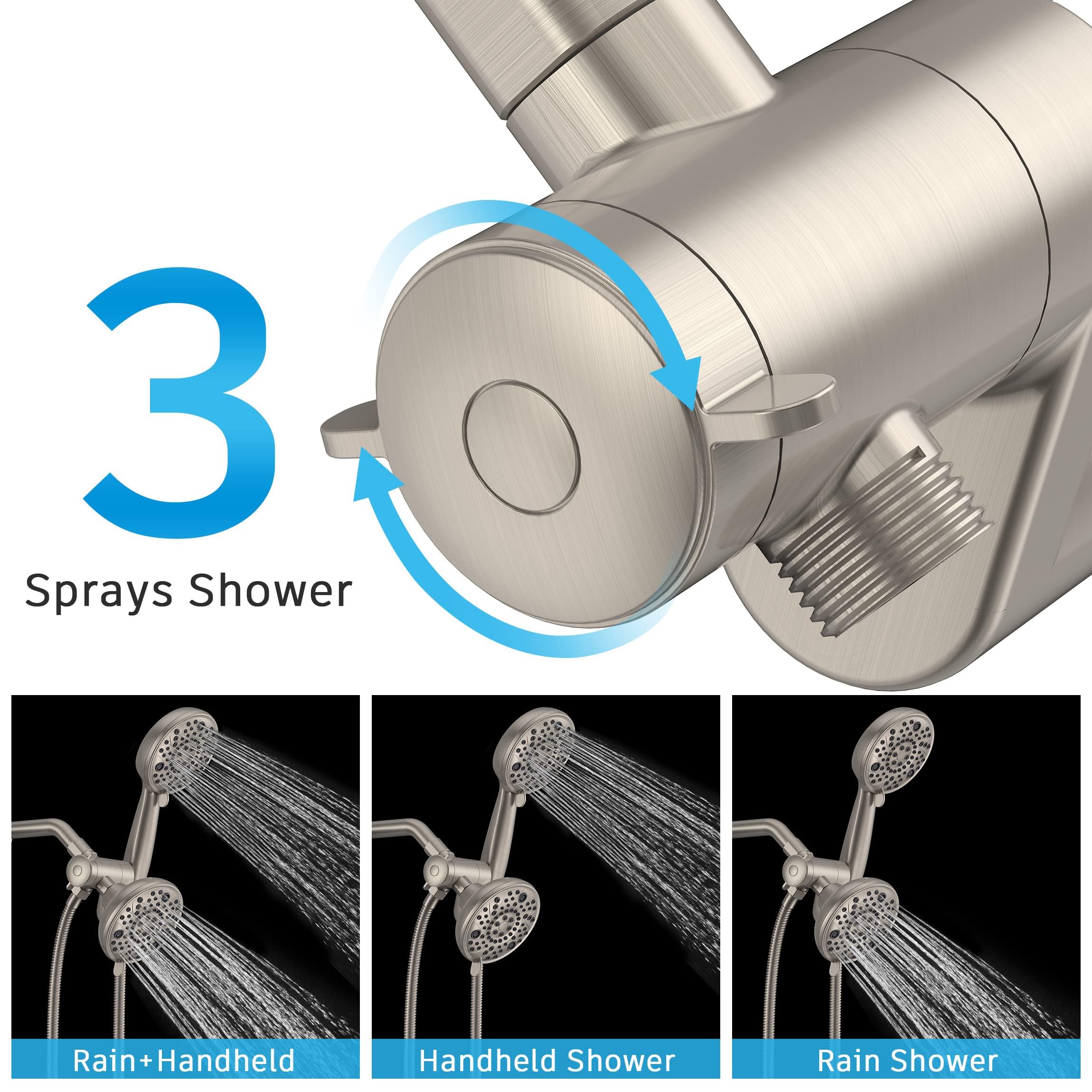 Dual Shower Head Set (Bathtub)