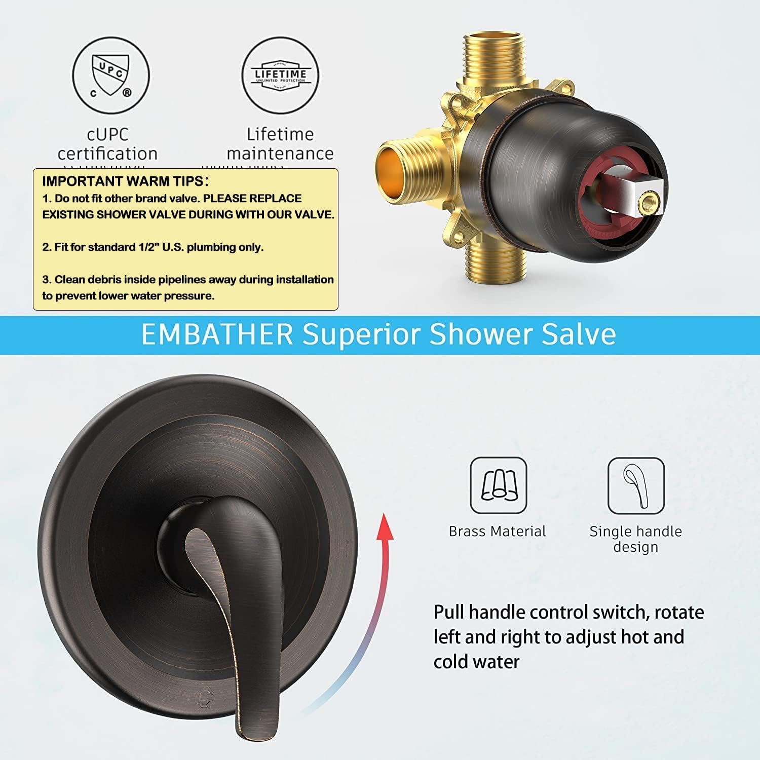 Dual Shower Head Set (Bathtub)