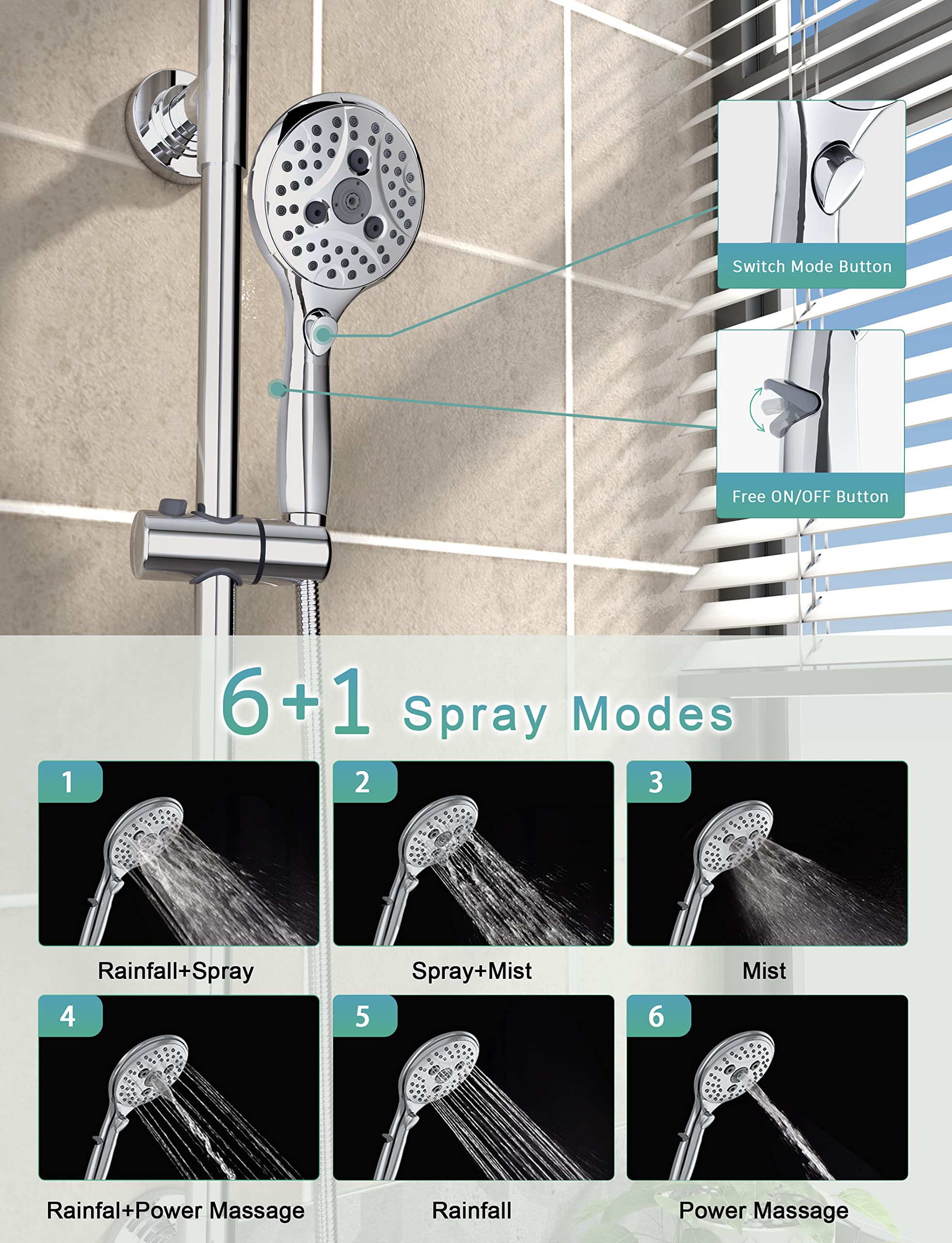 Gooseneck Shower Set (Bathtub)