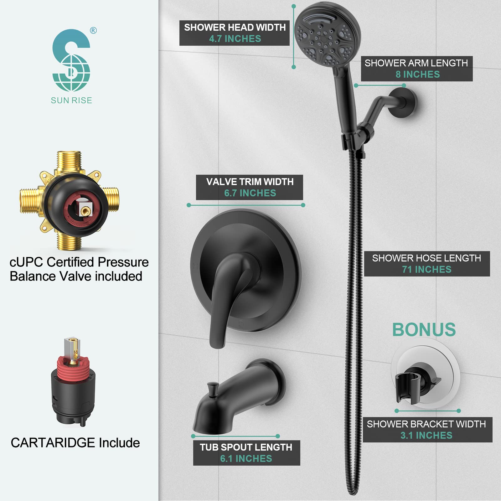 Handheld Shower Set (Bathtub)