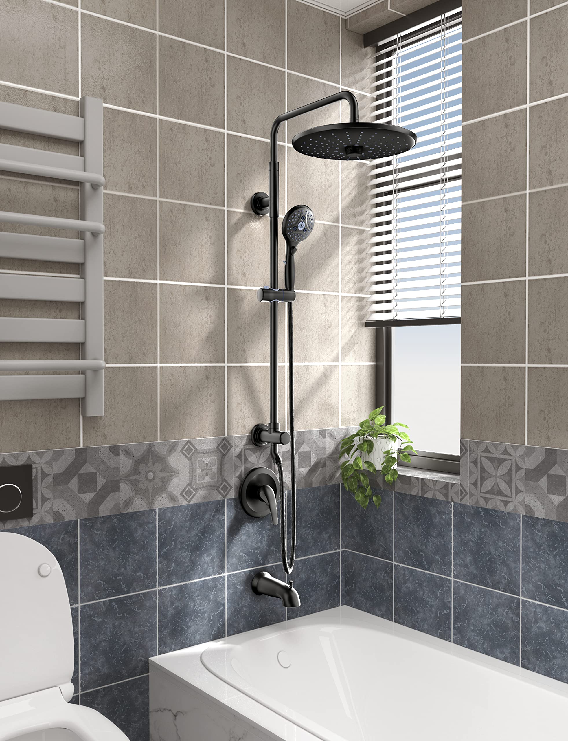 Gooseneck Shower Set (Bathtub)