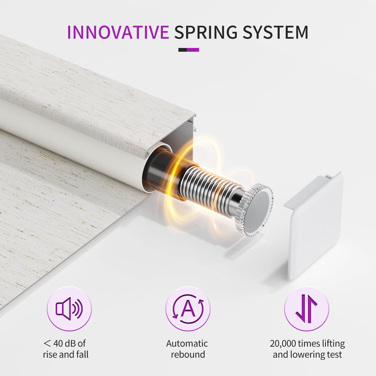 Cordless Blackout Pull-Down Shades with Valance