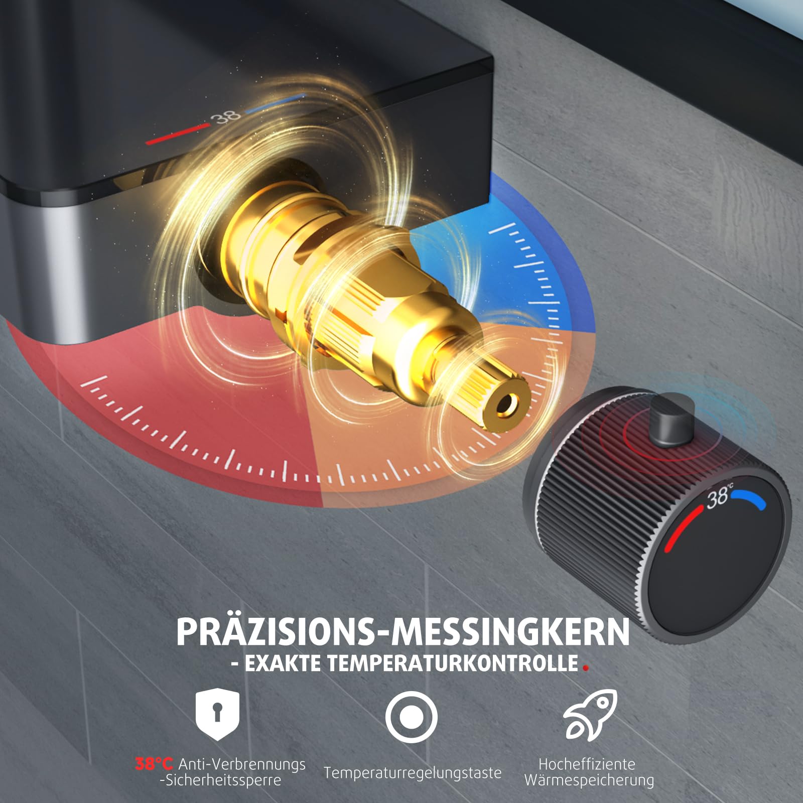 10 Inch Shower Set (Thermostatic)