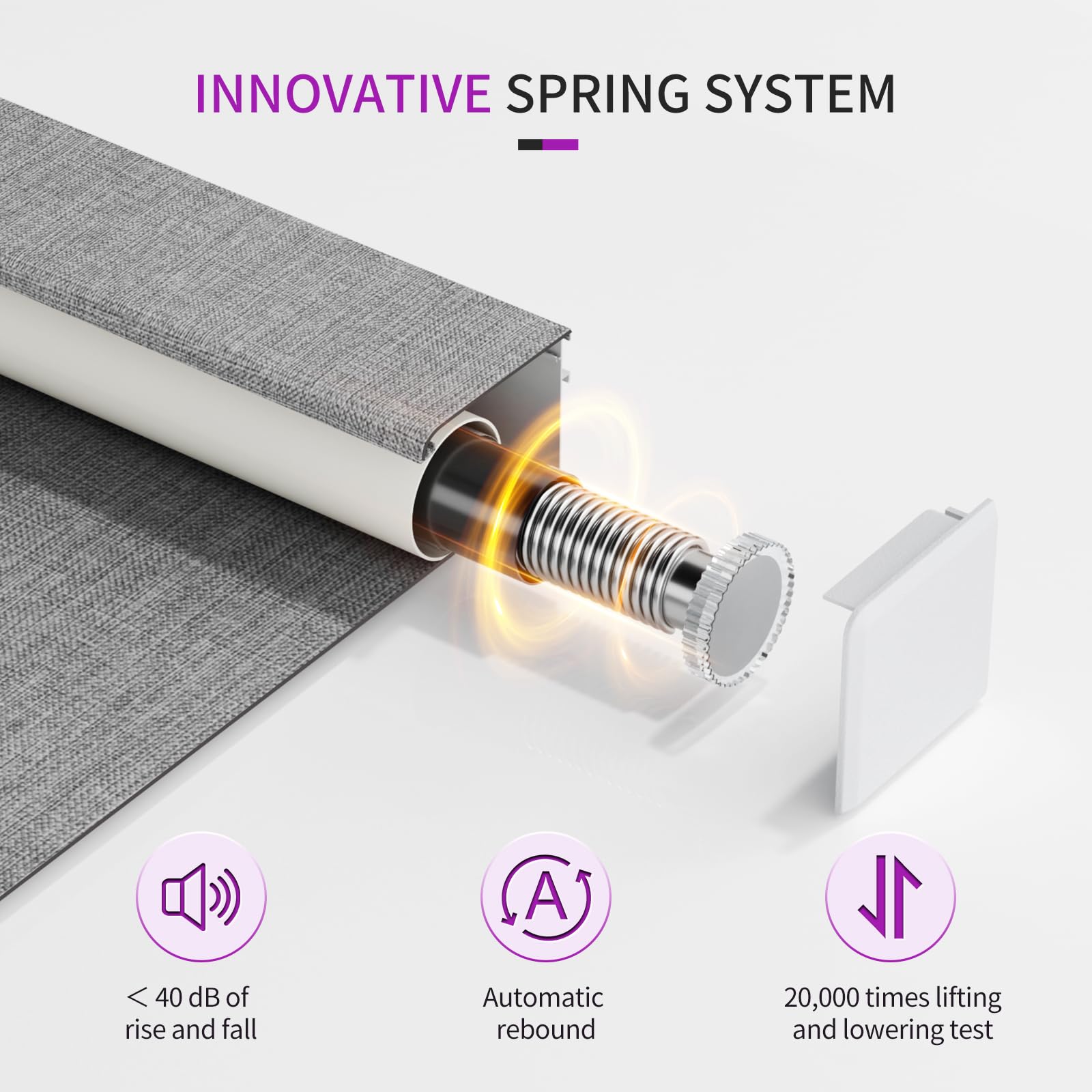 Cordless Blackout Pull-Down Shades with Valance