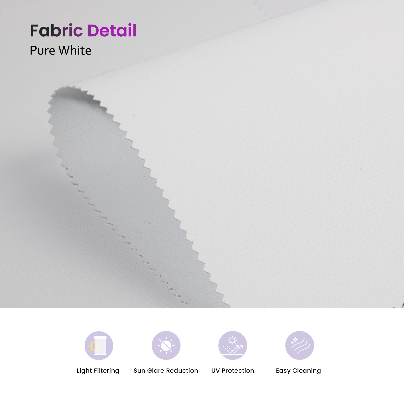 Smart Blackout Roller Shades - Motorized & Voice Controlled (Custom Sizes)​