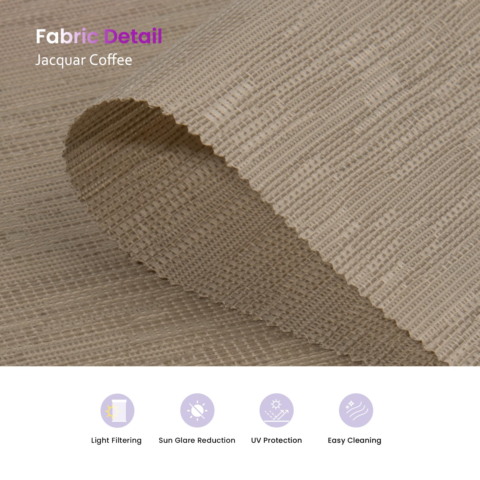 Smart Blackout Roller Shades - Motorized & Voice Controlled (Custom Sizes)​