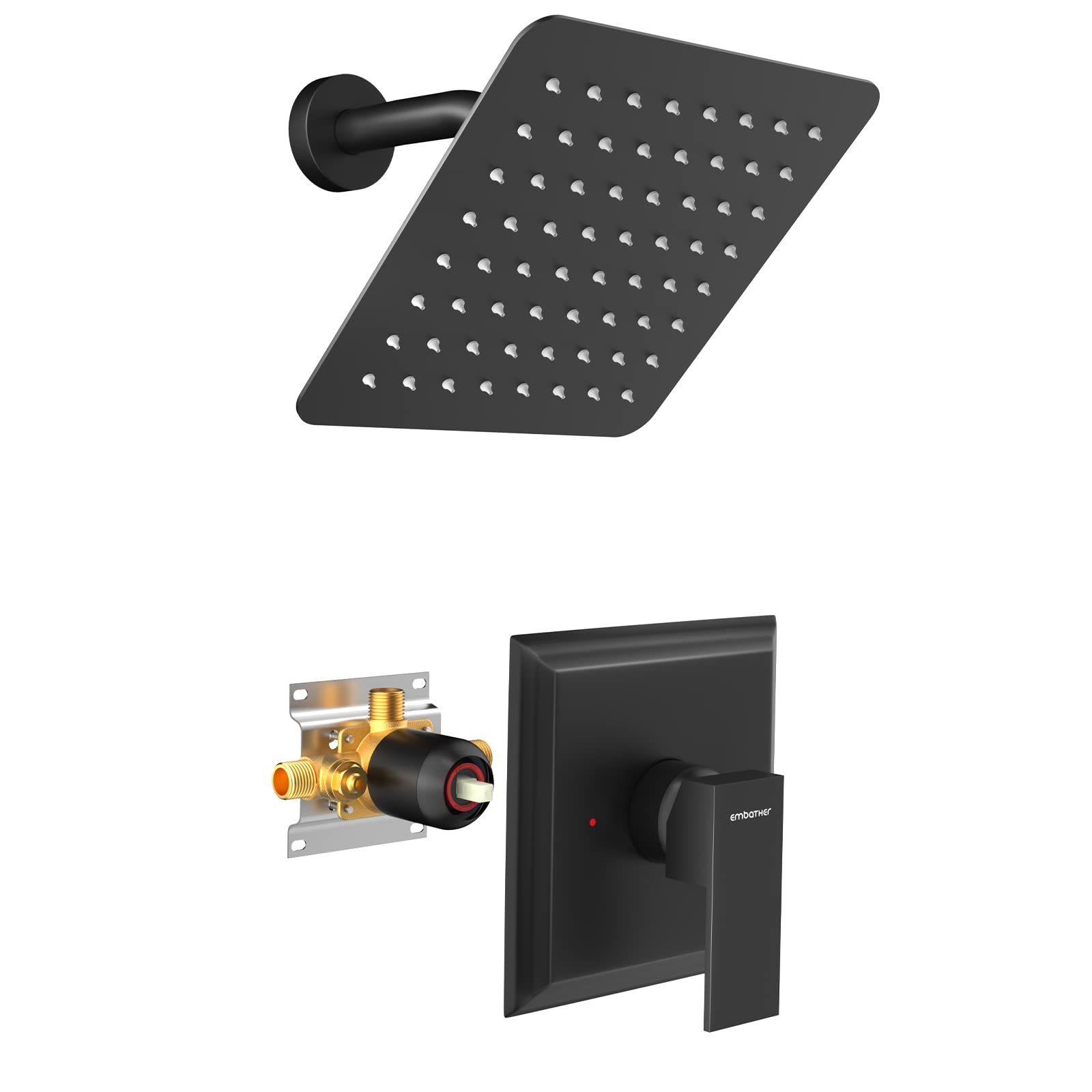 8 Inch Elbow Pipe Shower Kit （Square）