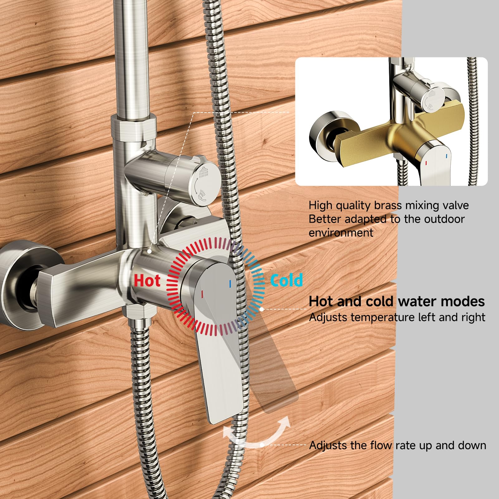 8 Inch Shower Set (Non-Thermostatic)