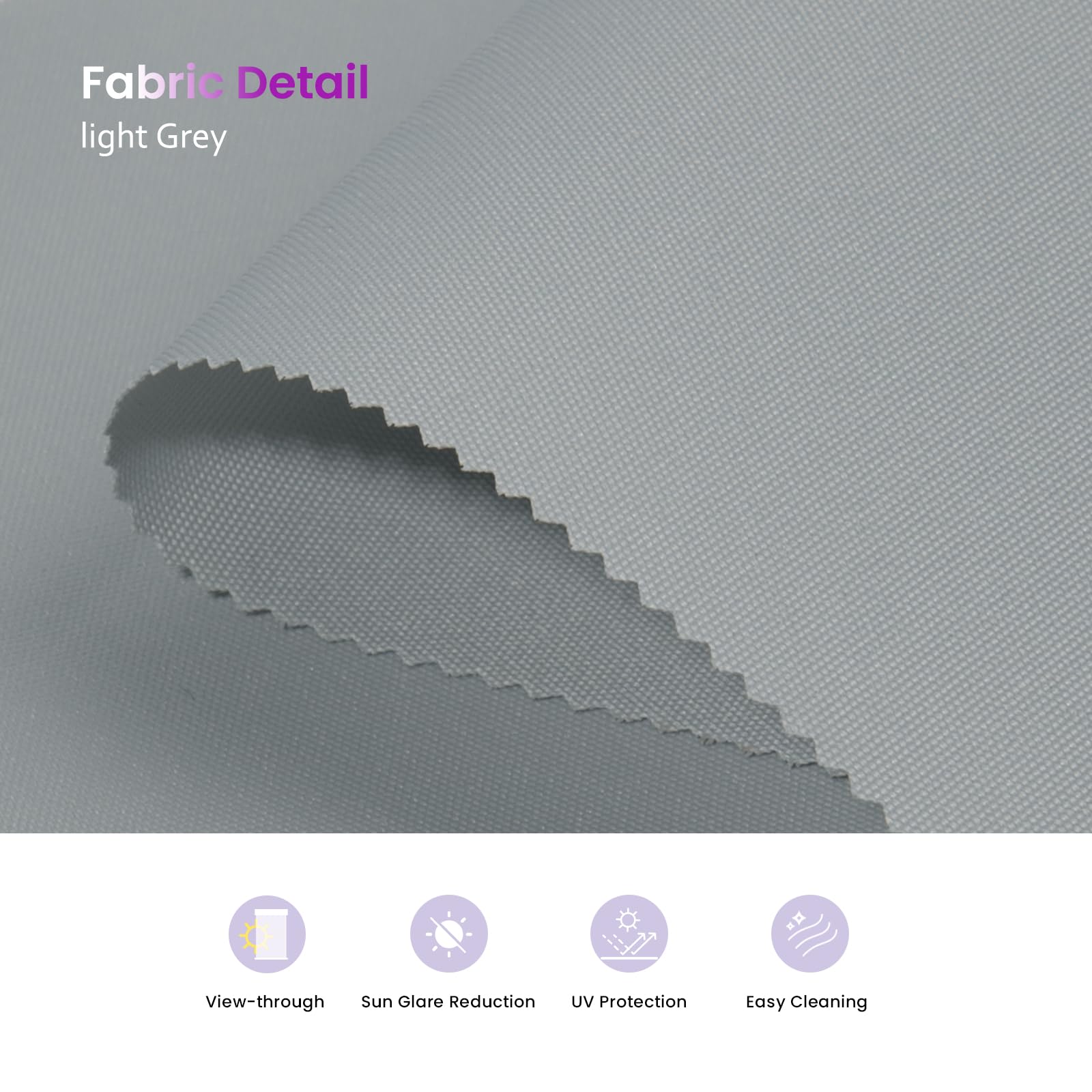 Smart Blackout Roller Shades - Motorized & Voice Controlled (Custom Sizes)​