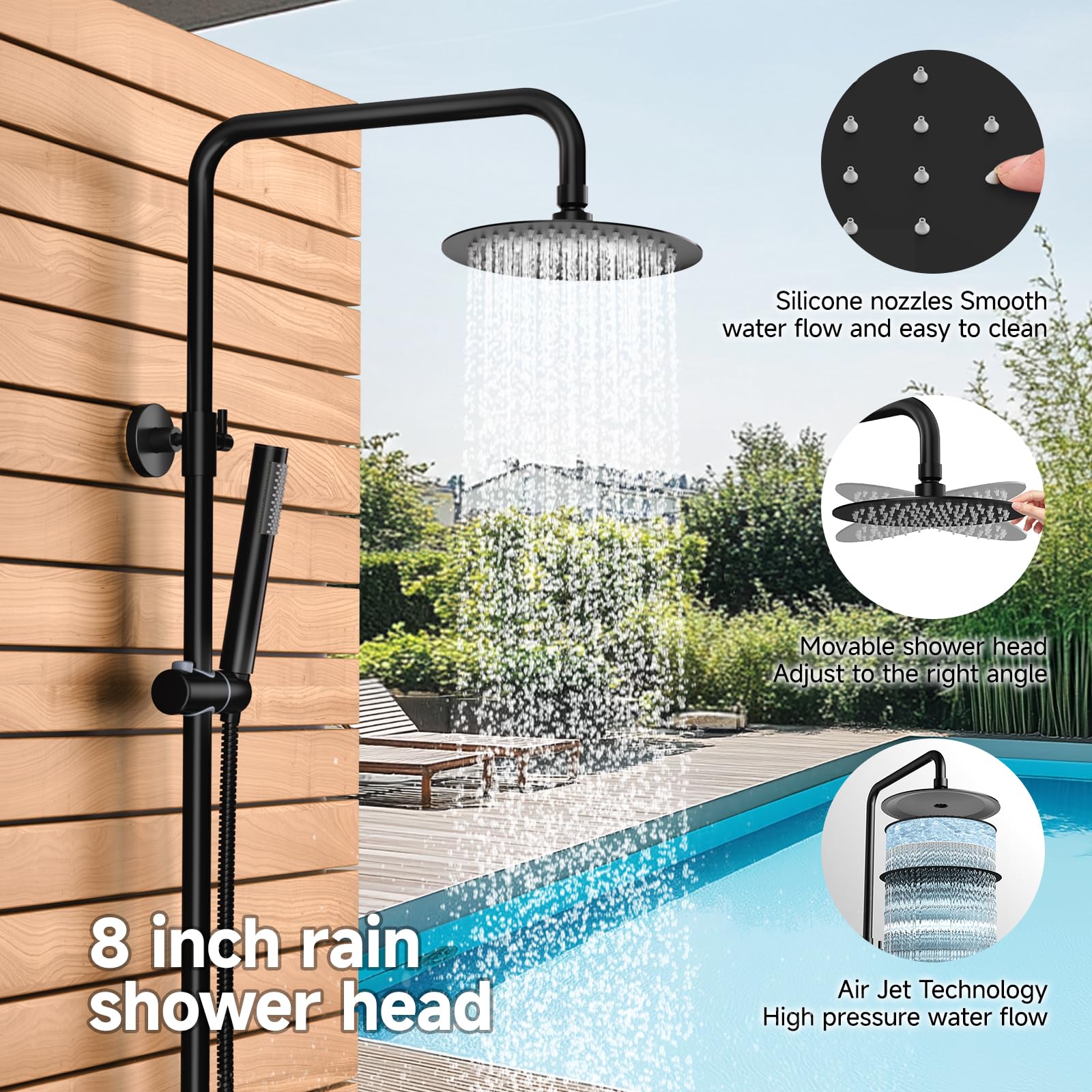 8 Inch Shower Set (Non-Thermostatic)